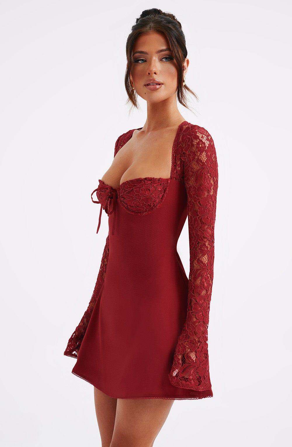 Adele Mini Dress - Red