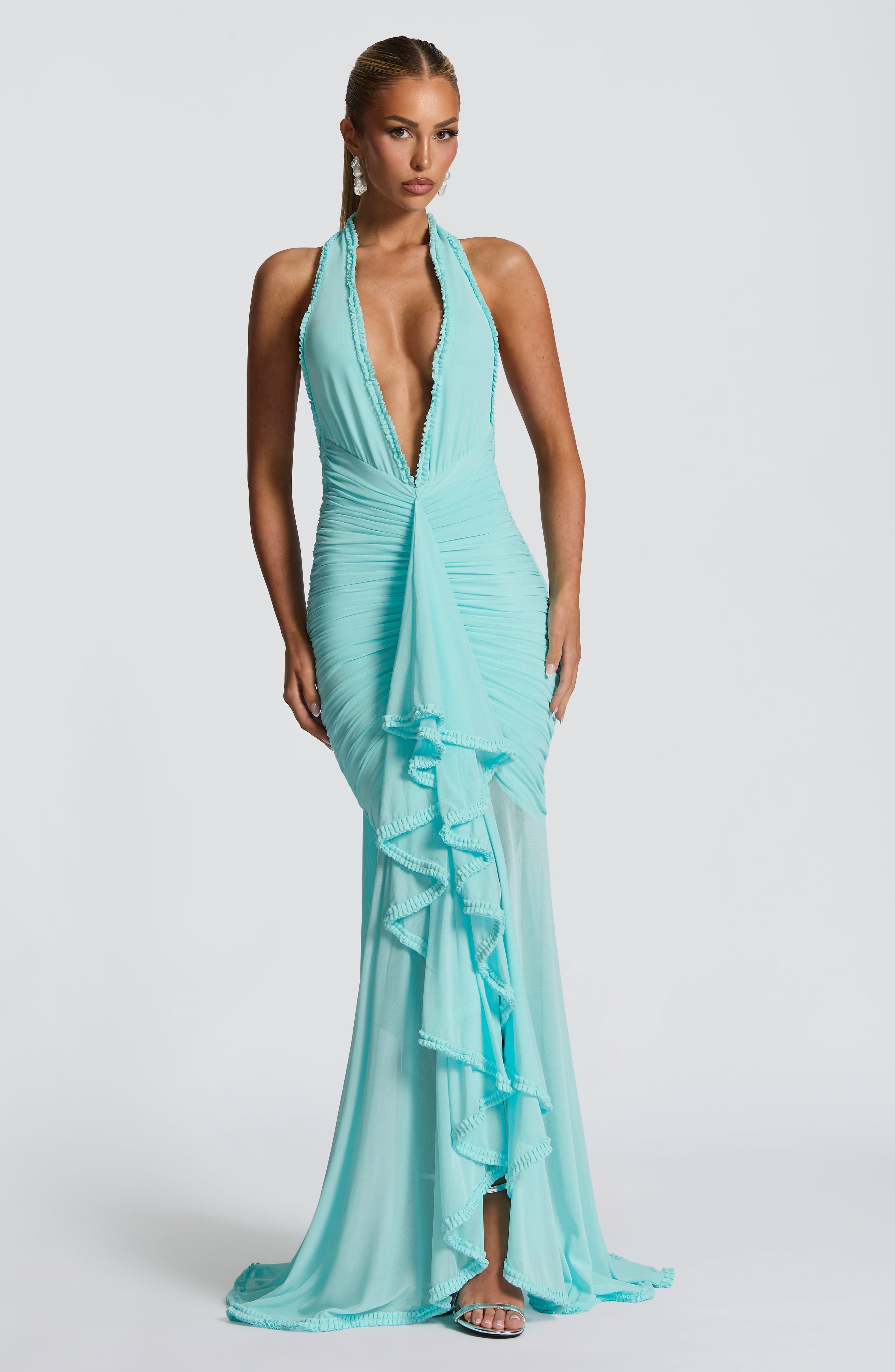 Freya Maxi Dress - Aqua