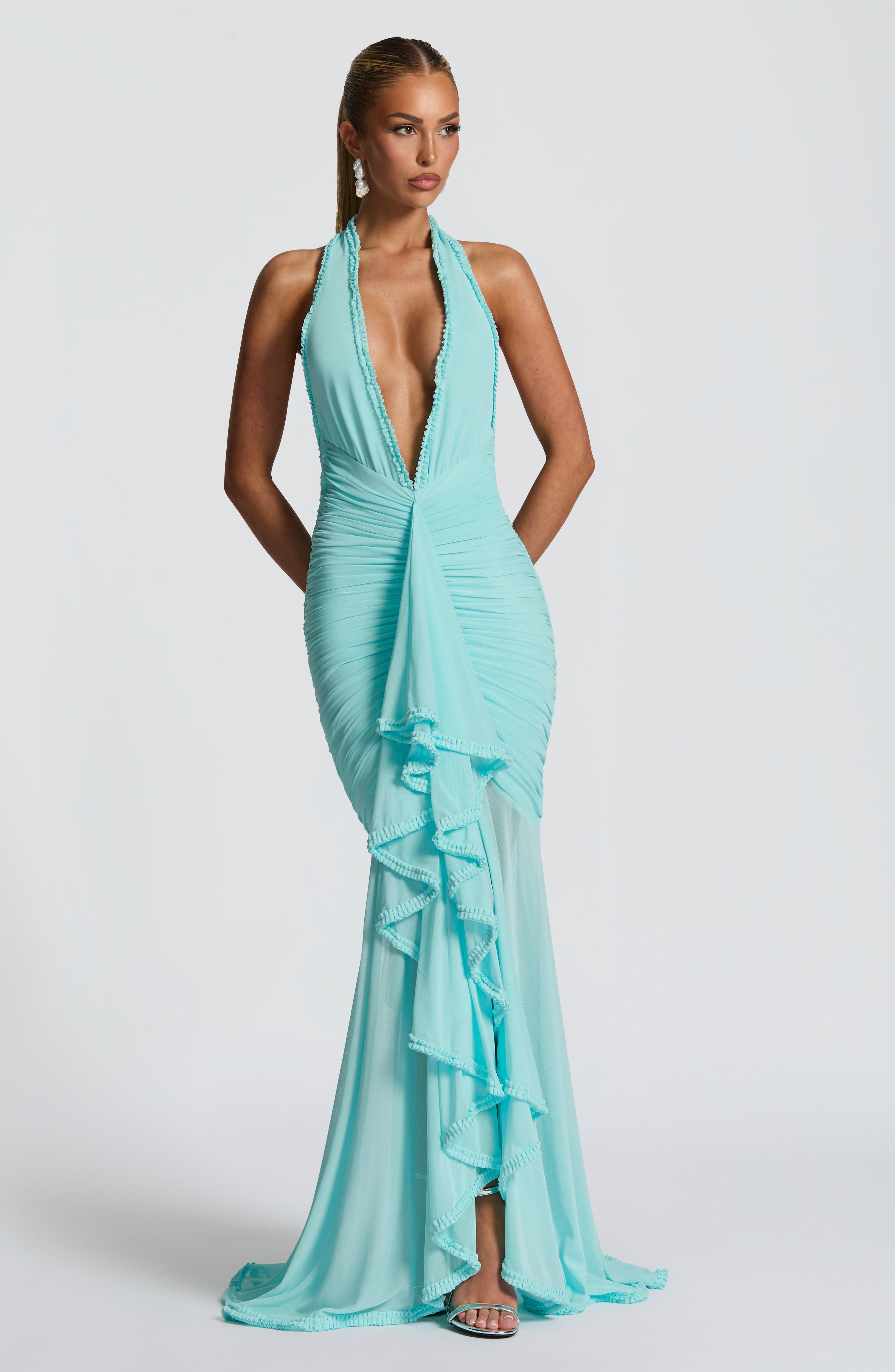 Freya Maxi Dress - Aqua