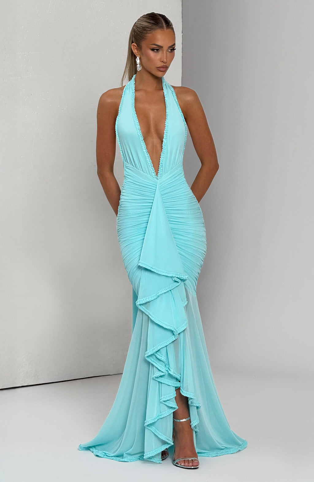 Freya Maxi Dress - Aqua