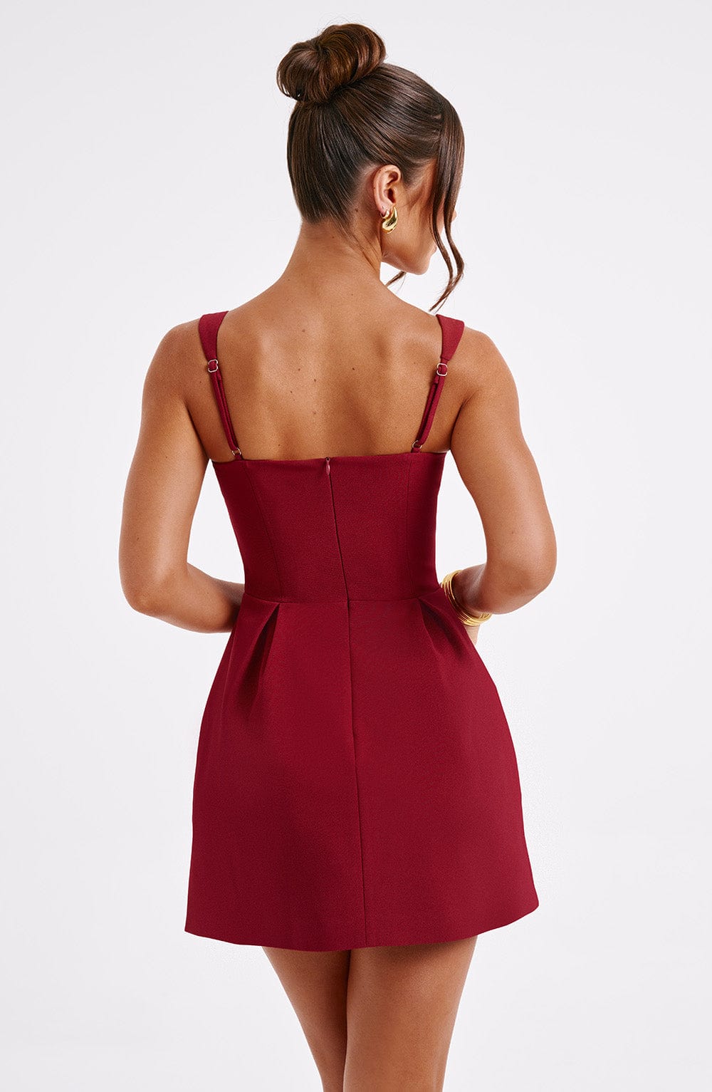 Sophie Mini Dress - Wine