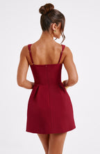 Sophie Mini Dress - Wine