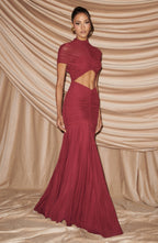 Alana Maxi Dress - Burgundy
