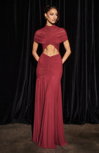 Alana Maxi Dress - Burgundy