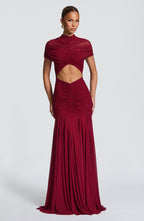 Alana Maxi Dress - Burgundy