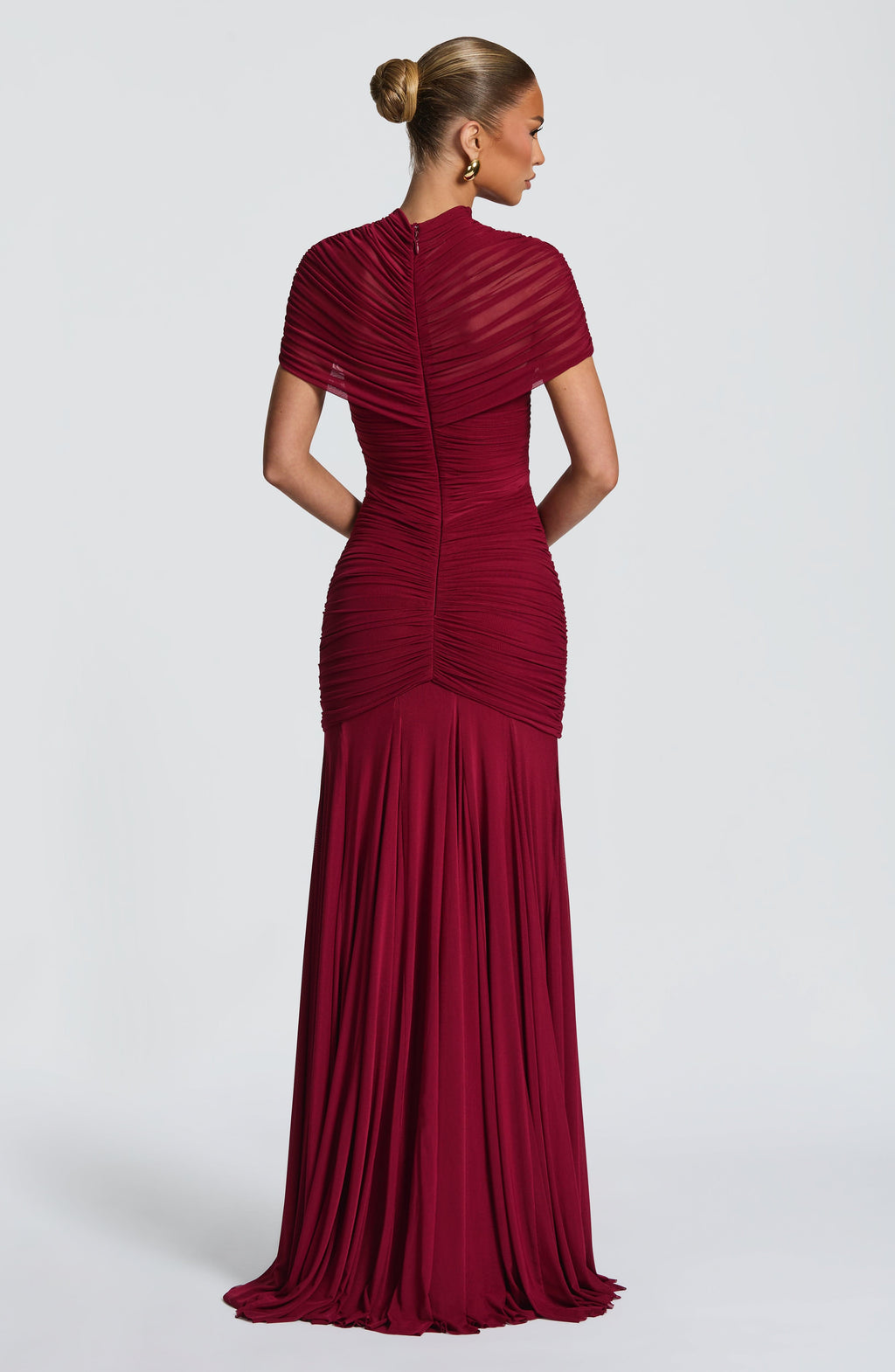 Alana Maxi Dress - Burgundy