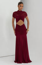Alana Maxi Dress - Burgundy