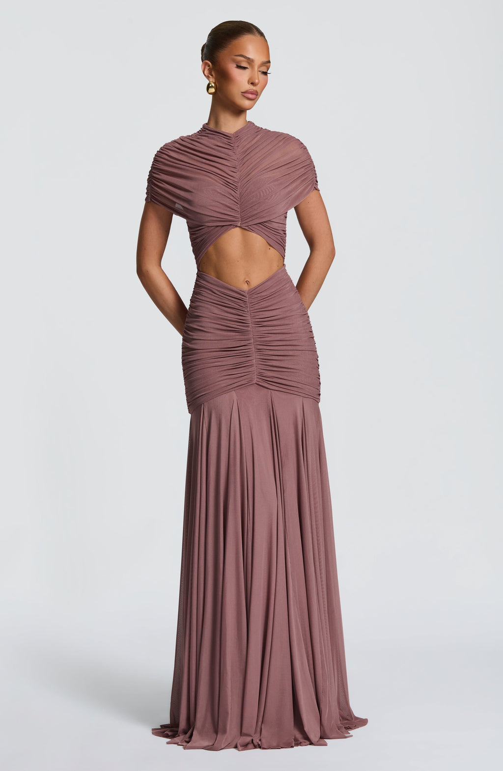 Alana Maxi Dress - Dusty Rose