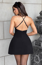 Charlotte Mini Dress - Black