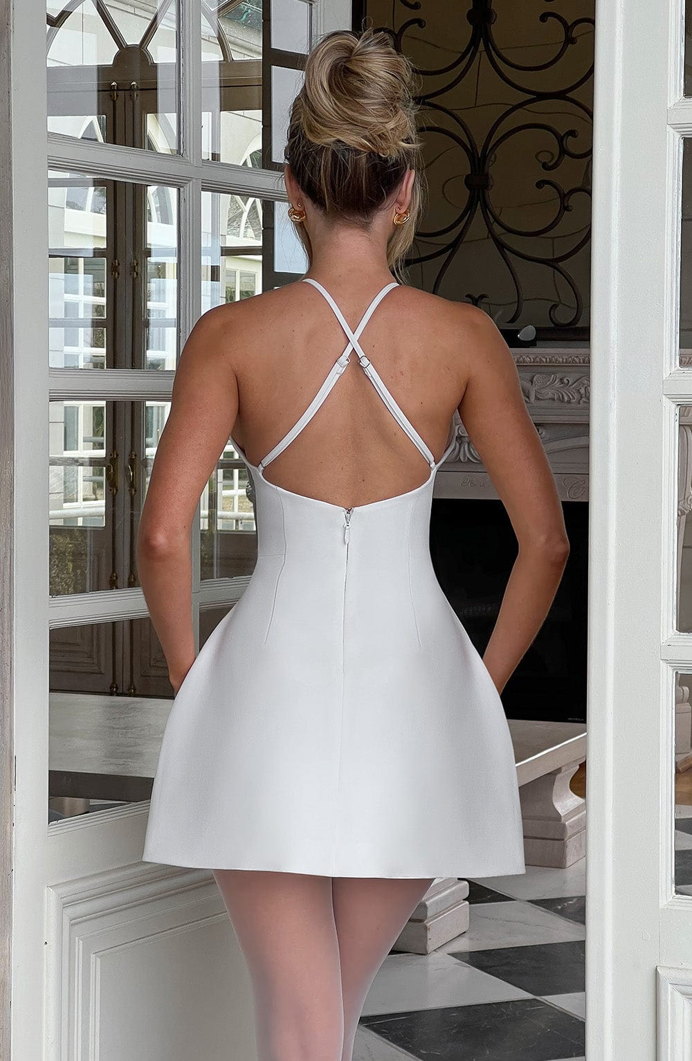 Charlotte Mini Dress - Ivory
