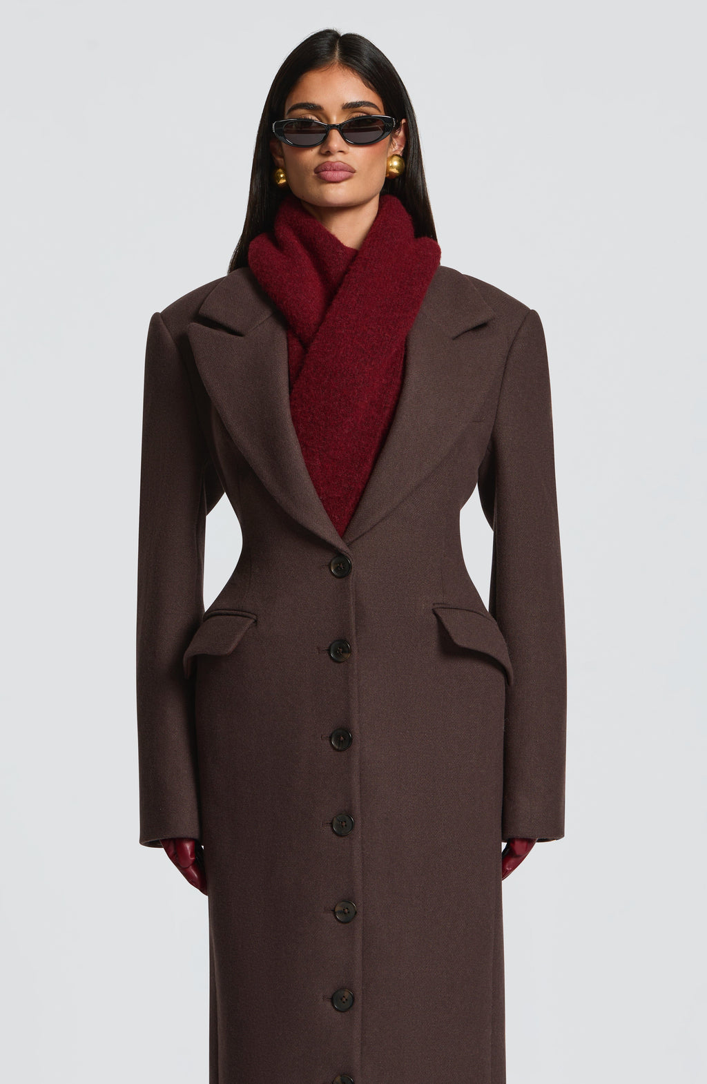 Isla Scarf - Burgundy