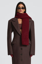 Isla Scarf - Burgundy