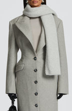 Isla Scarf - Light Grey