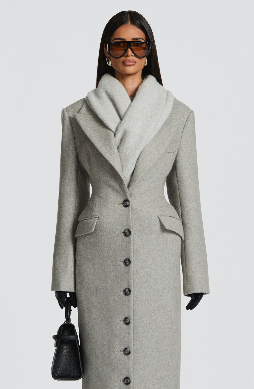 Isla Scarf - Light Grey