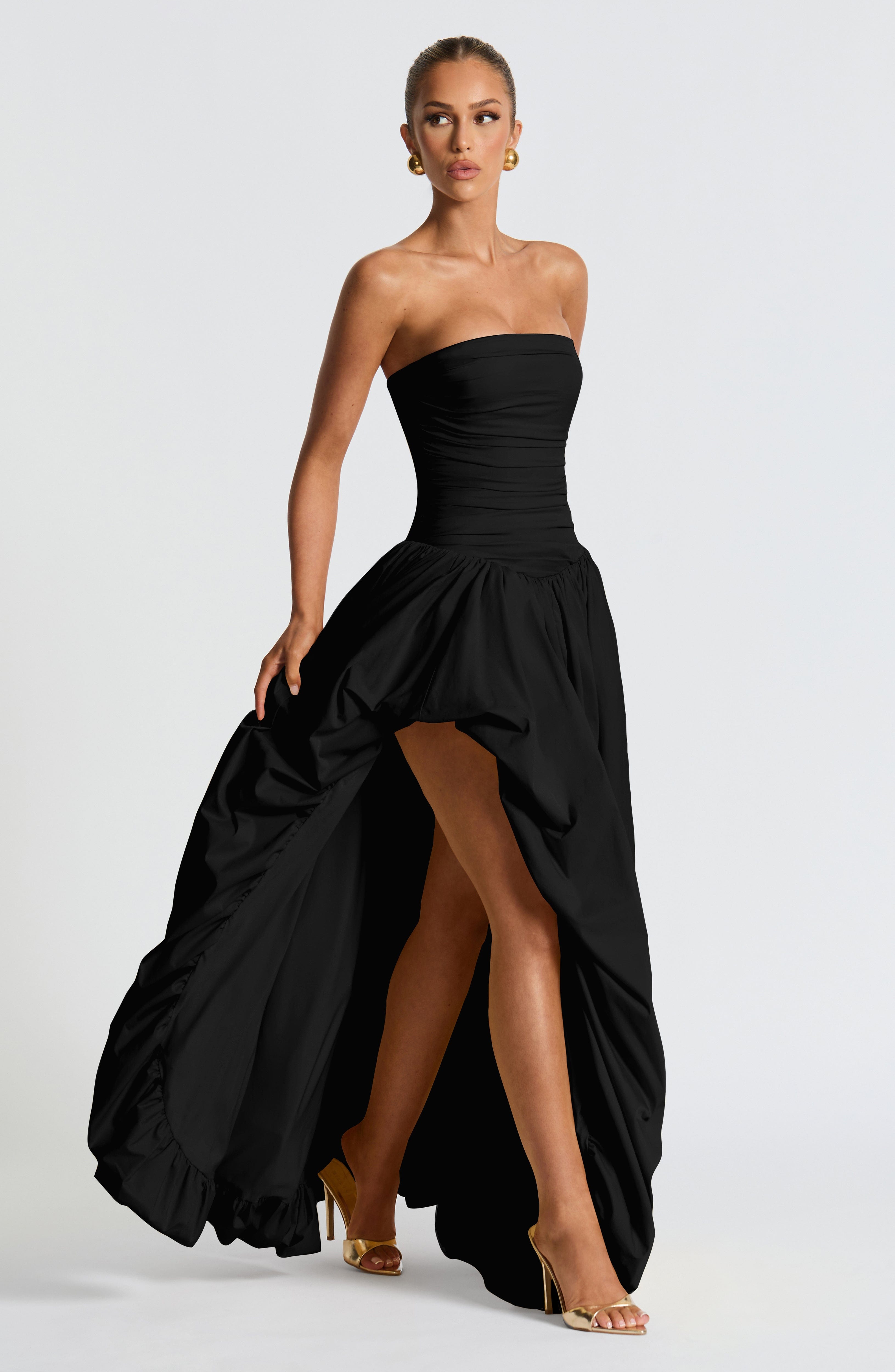 Angelica Maxi Dress - Black