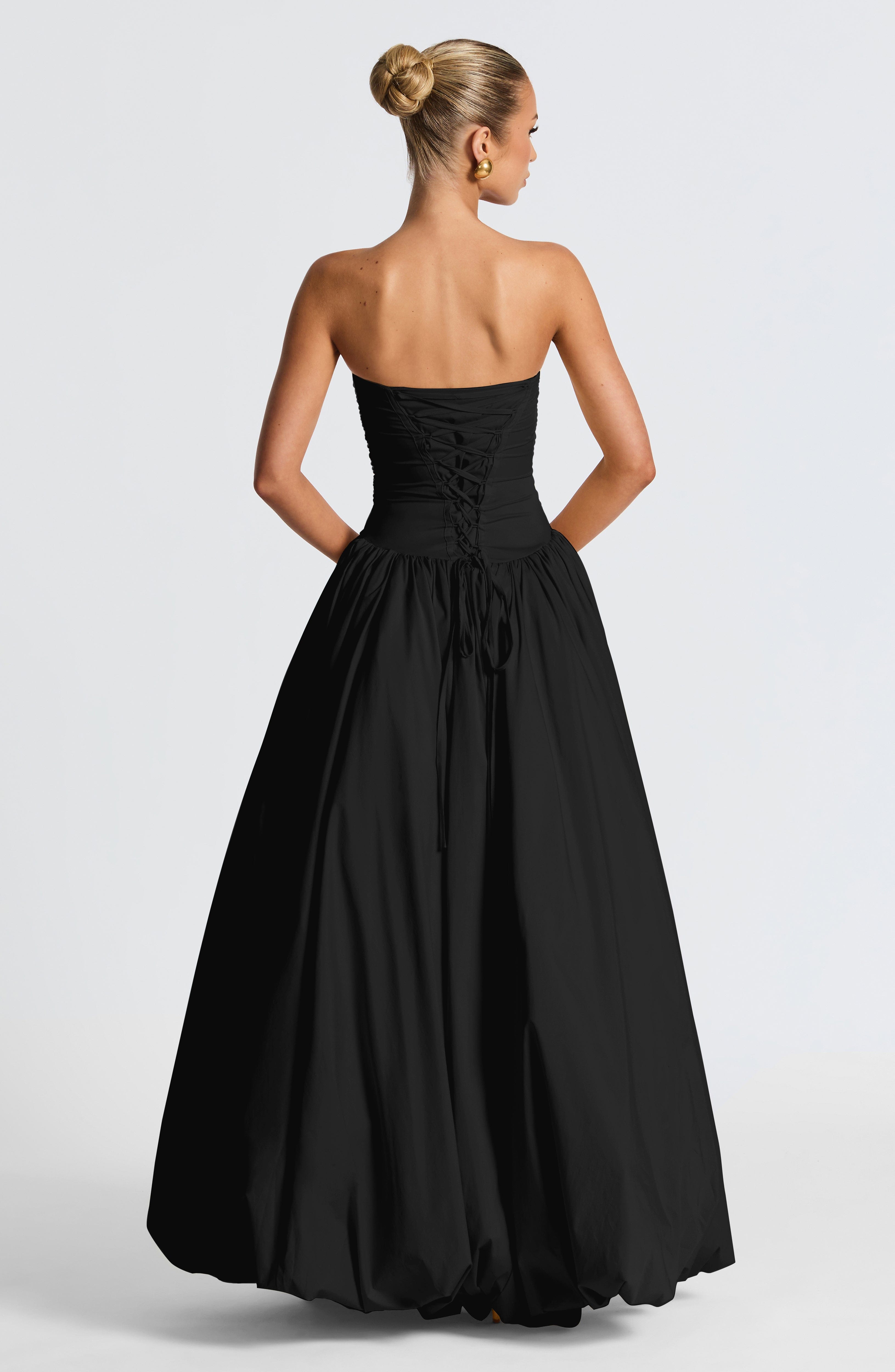 Angelica Maxi Dress - Black