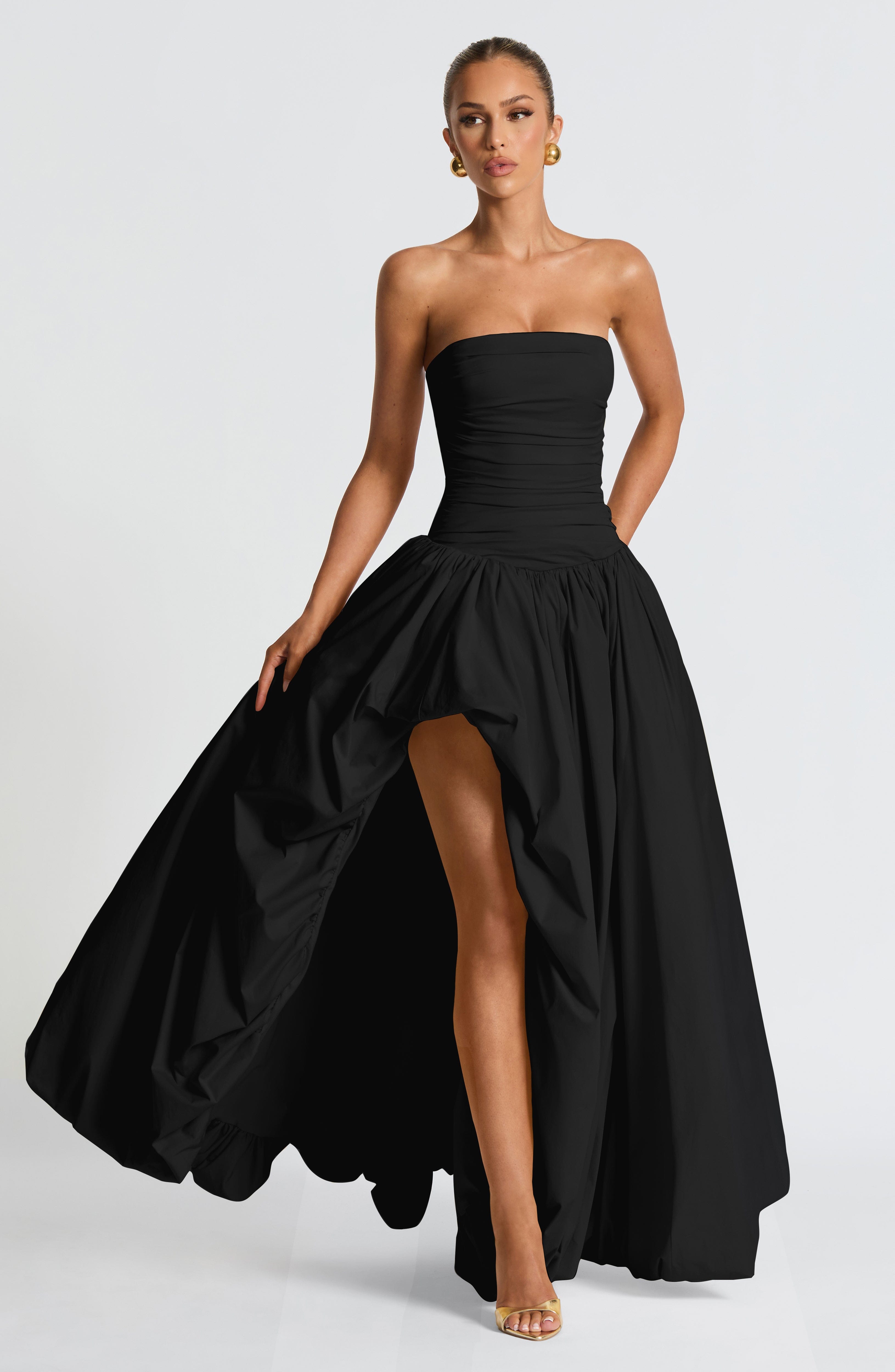 Angelica Maxi Dress - Black