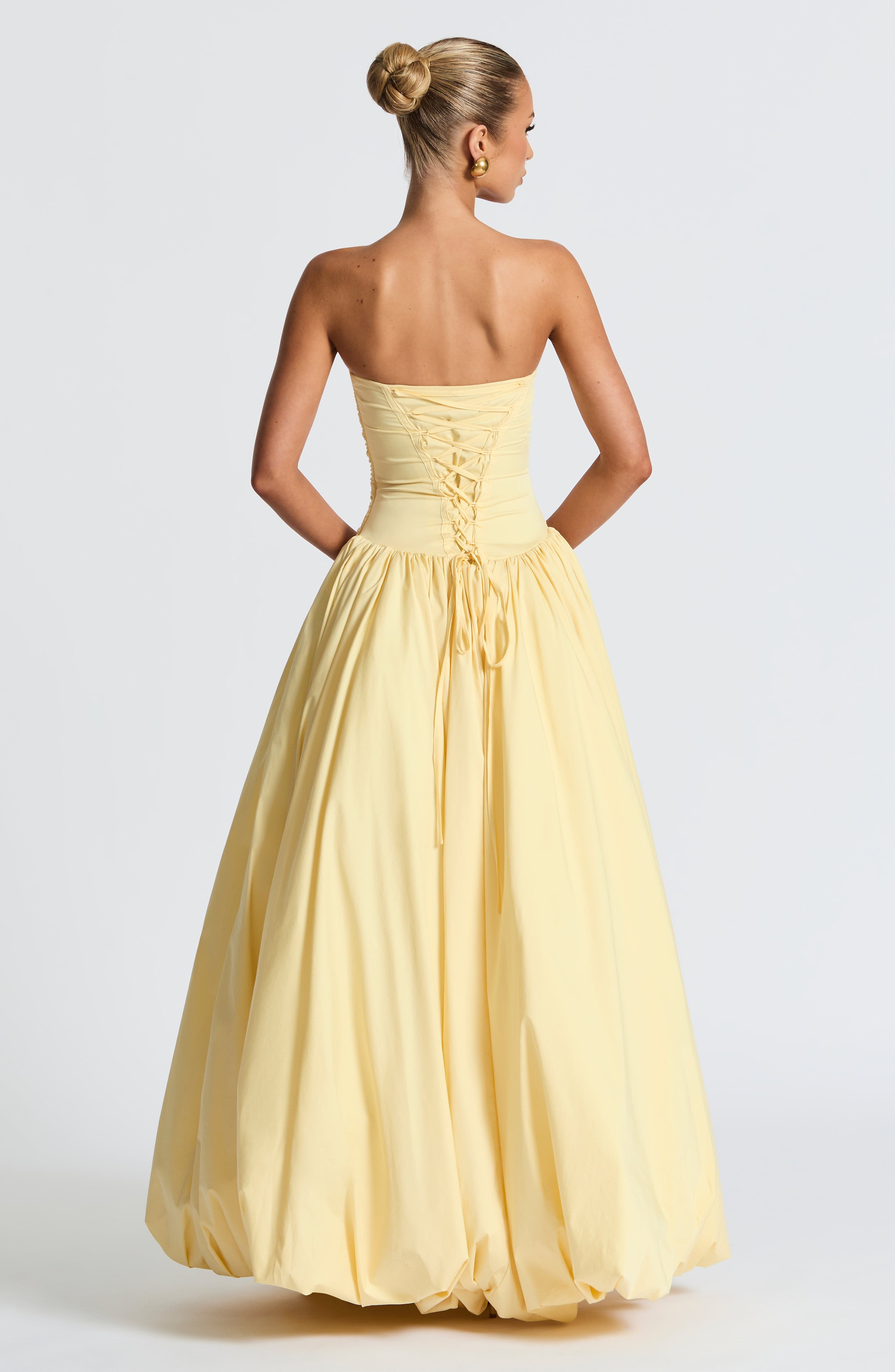 Angelica Maxi Dress - Lemon