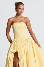 Angelica Maxi Dress - Lemon
