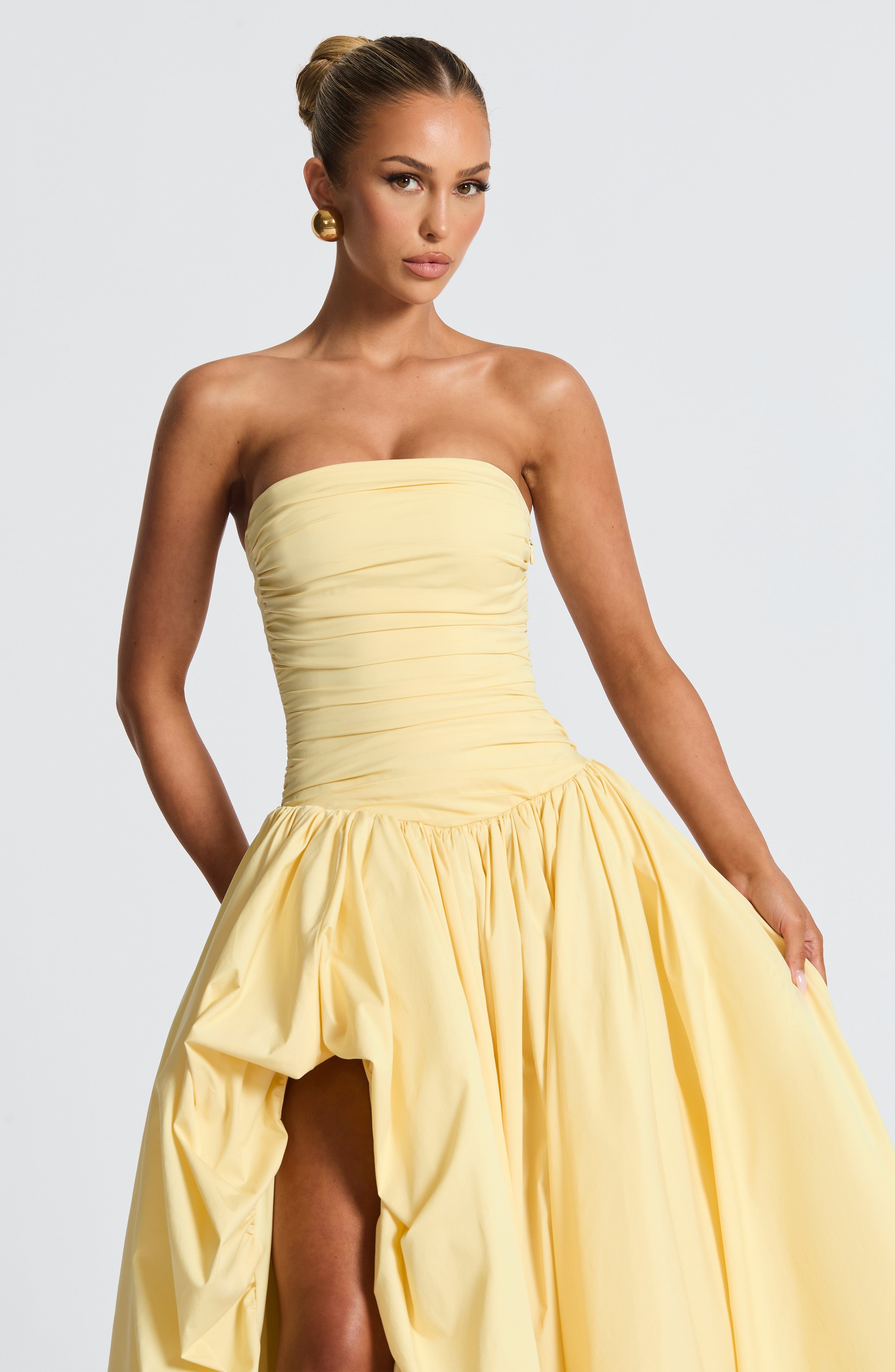 Angelica Maxi Dress - Lemon