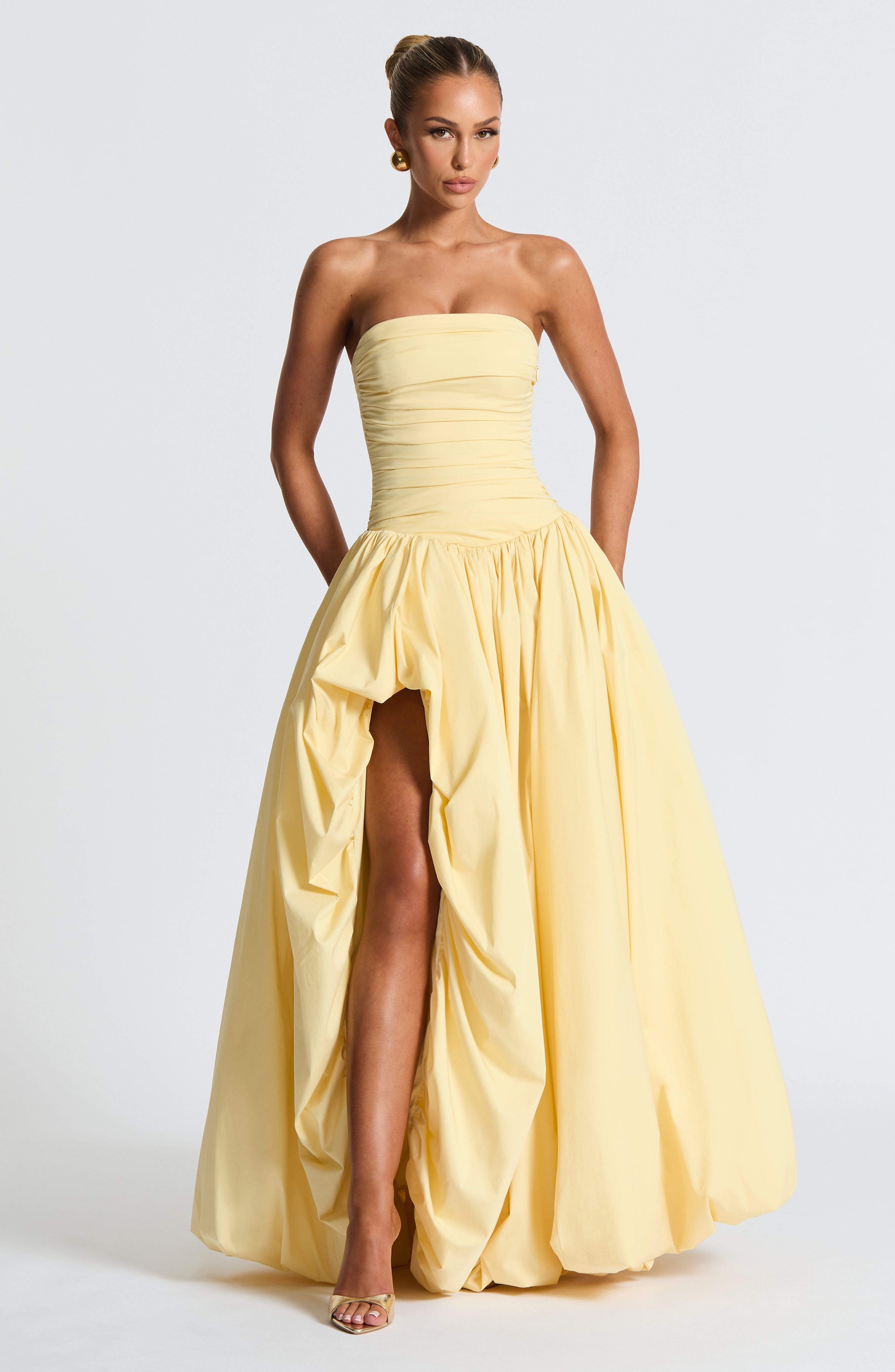 Angelica Maxi Dress - Lemon