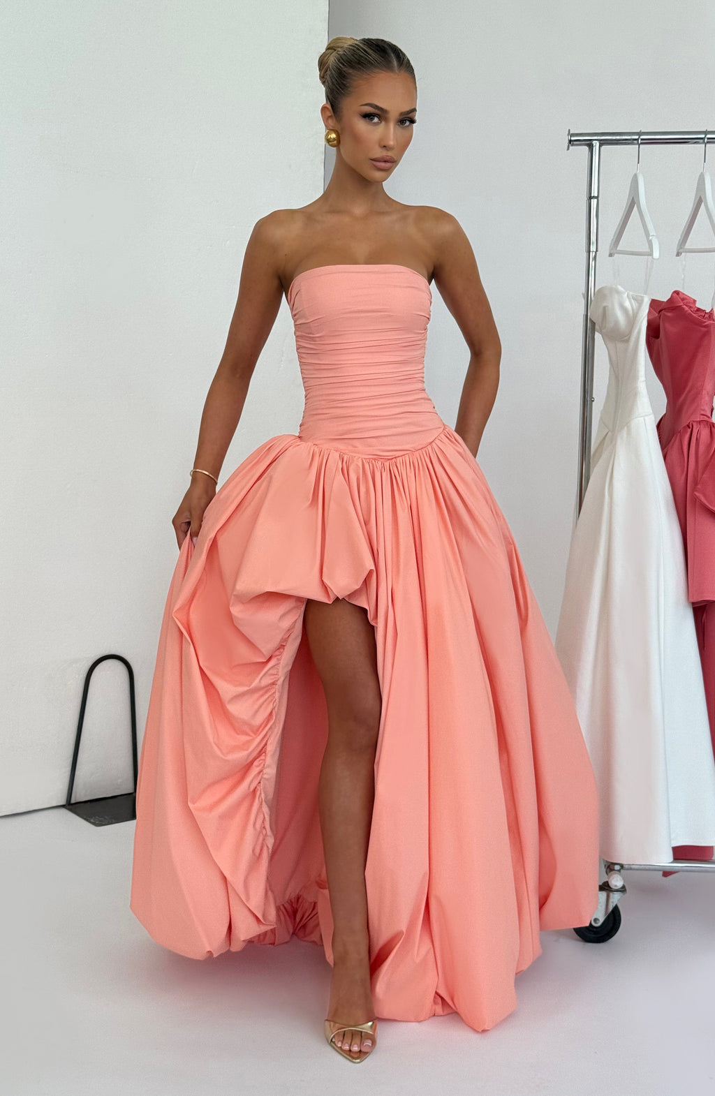 Angelica Maxi Dress - Peach