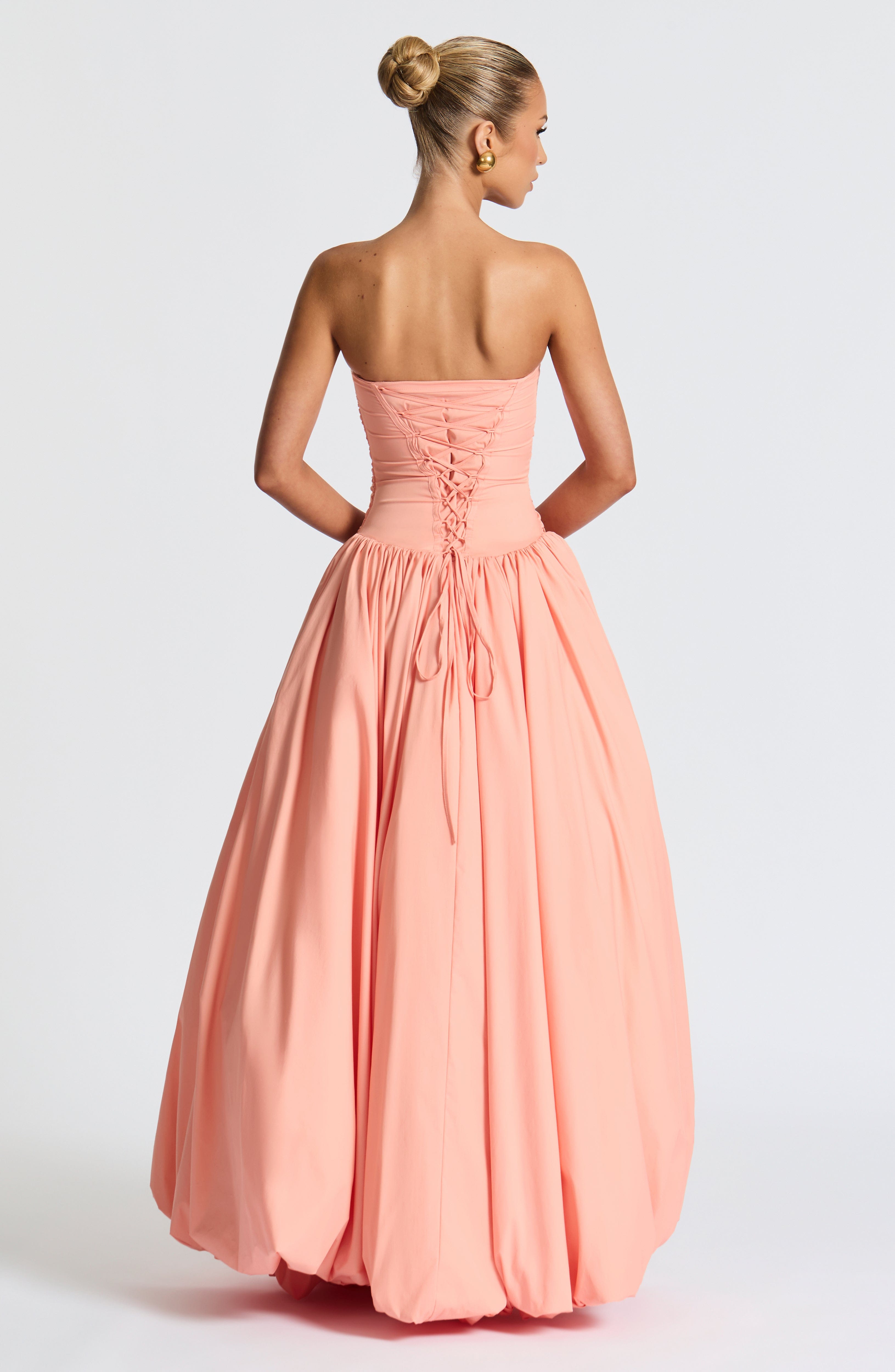 Angelica Maxi Dress - Peach