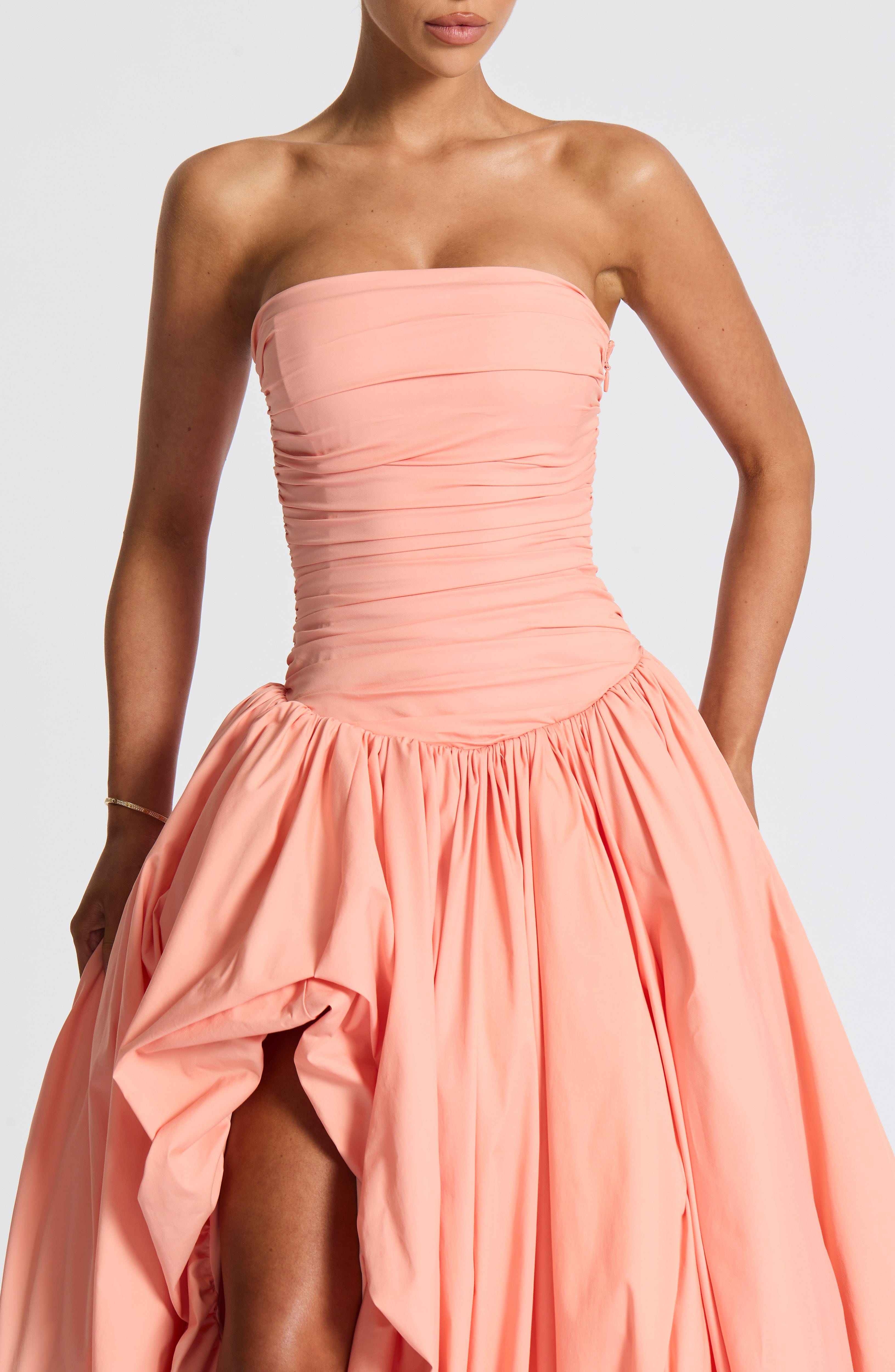 Angelica Maxi Dress - Peach