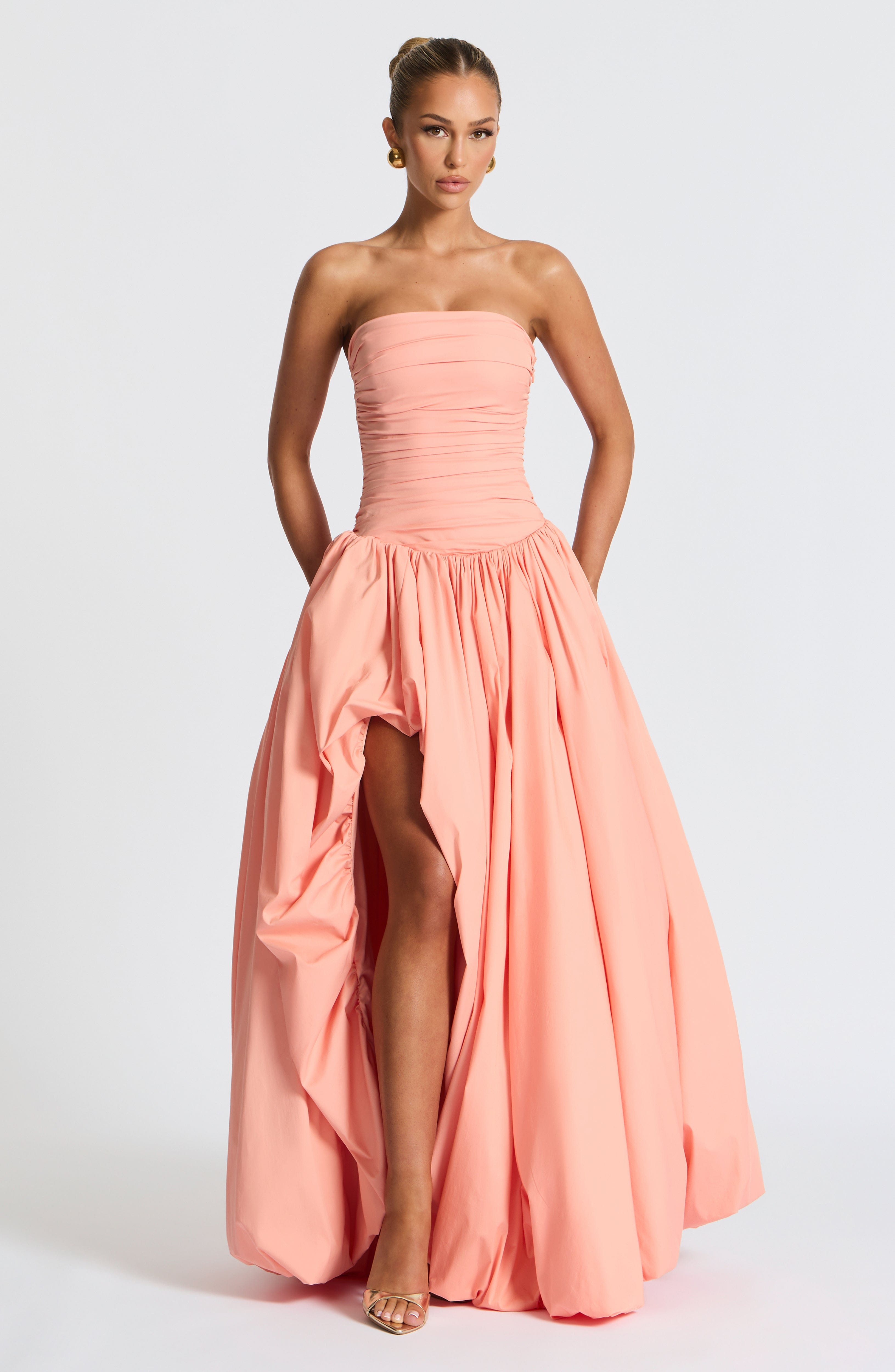 Angelica Maxi Dress - Peach