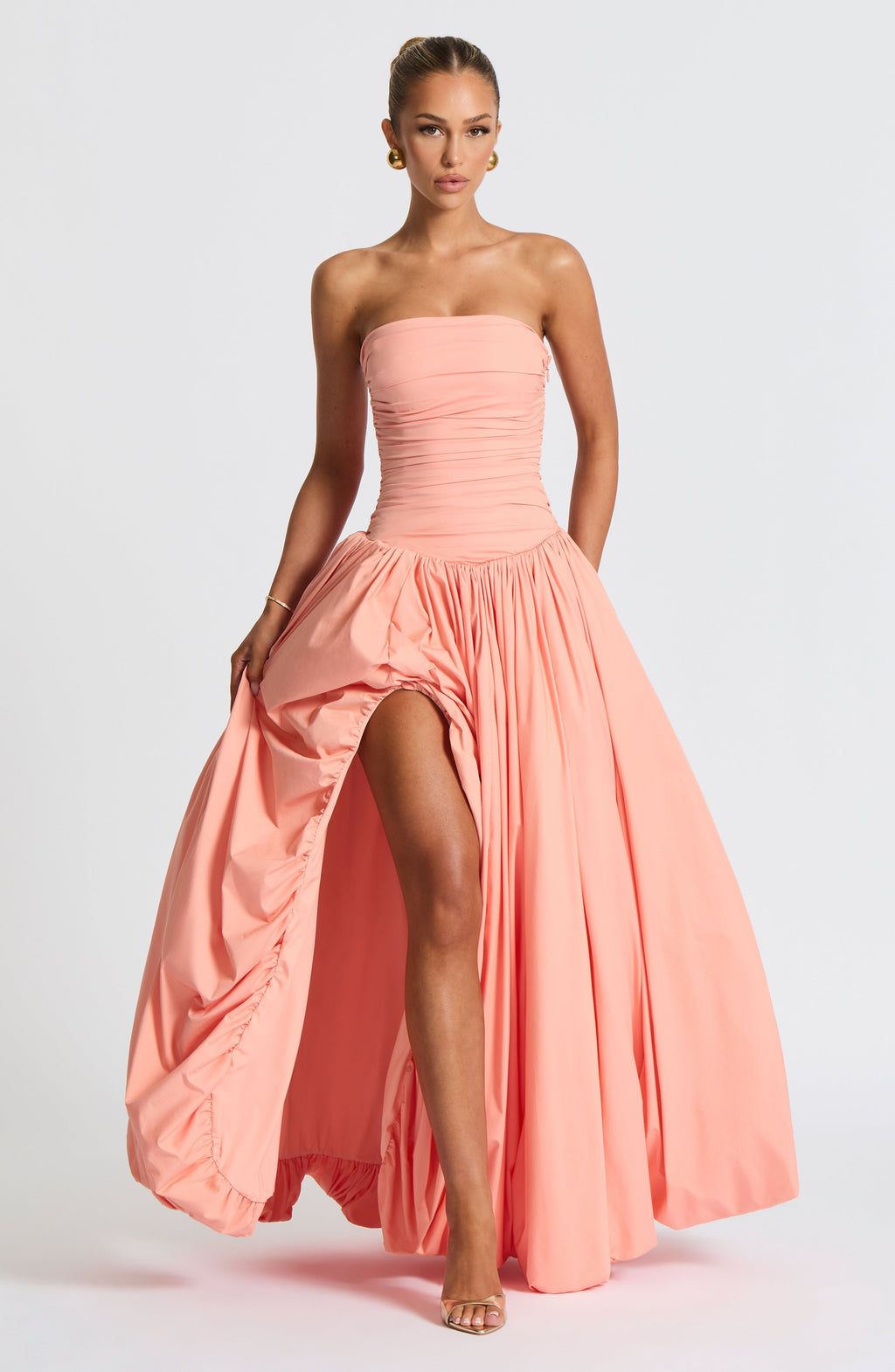 Angelica Maxi Dress - Peach
