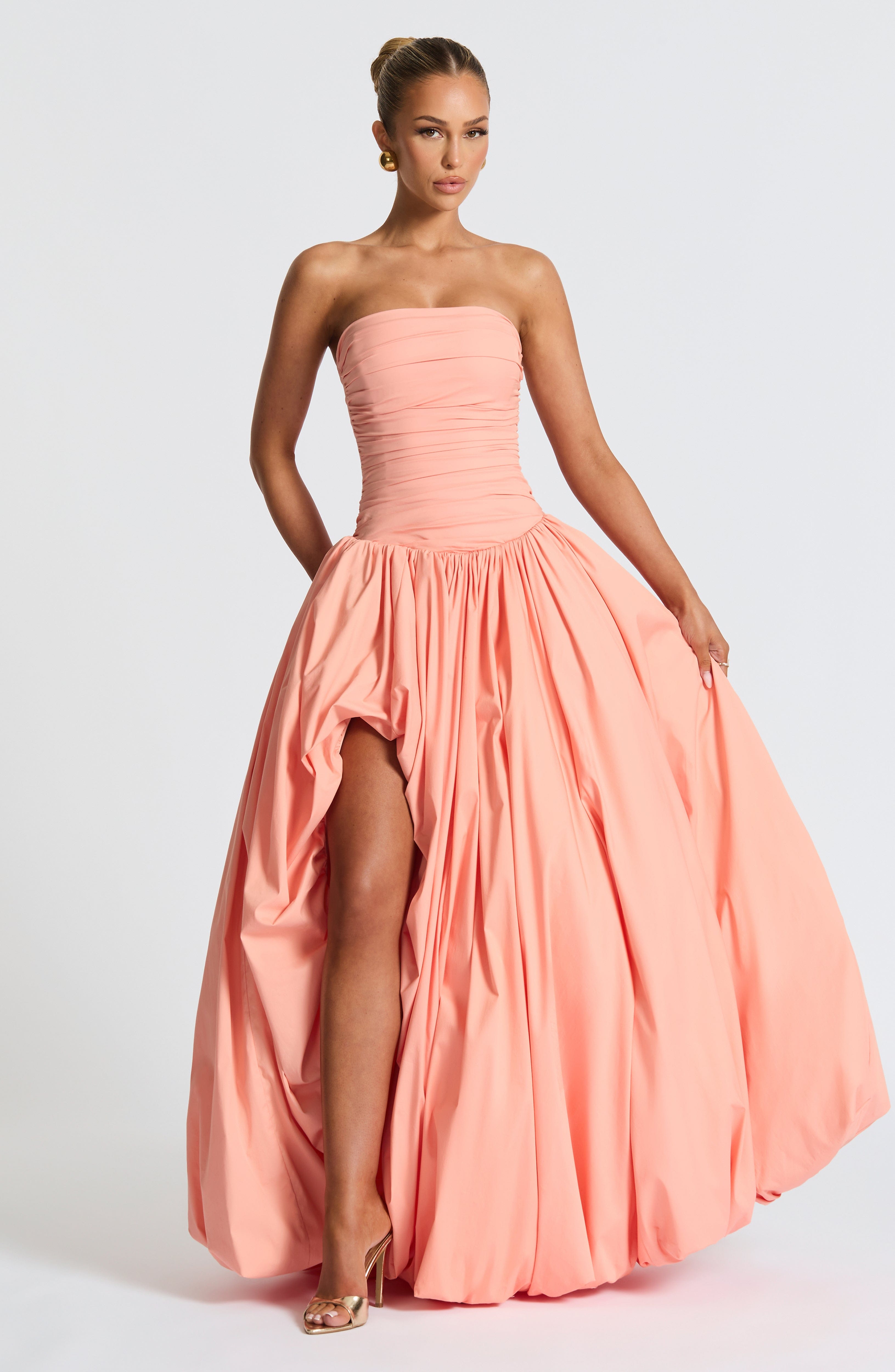 Angelica Maxi Dress - Peach