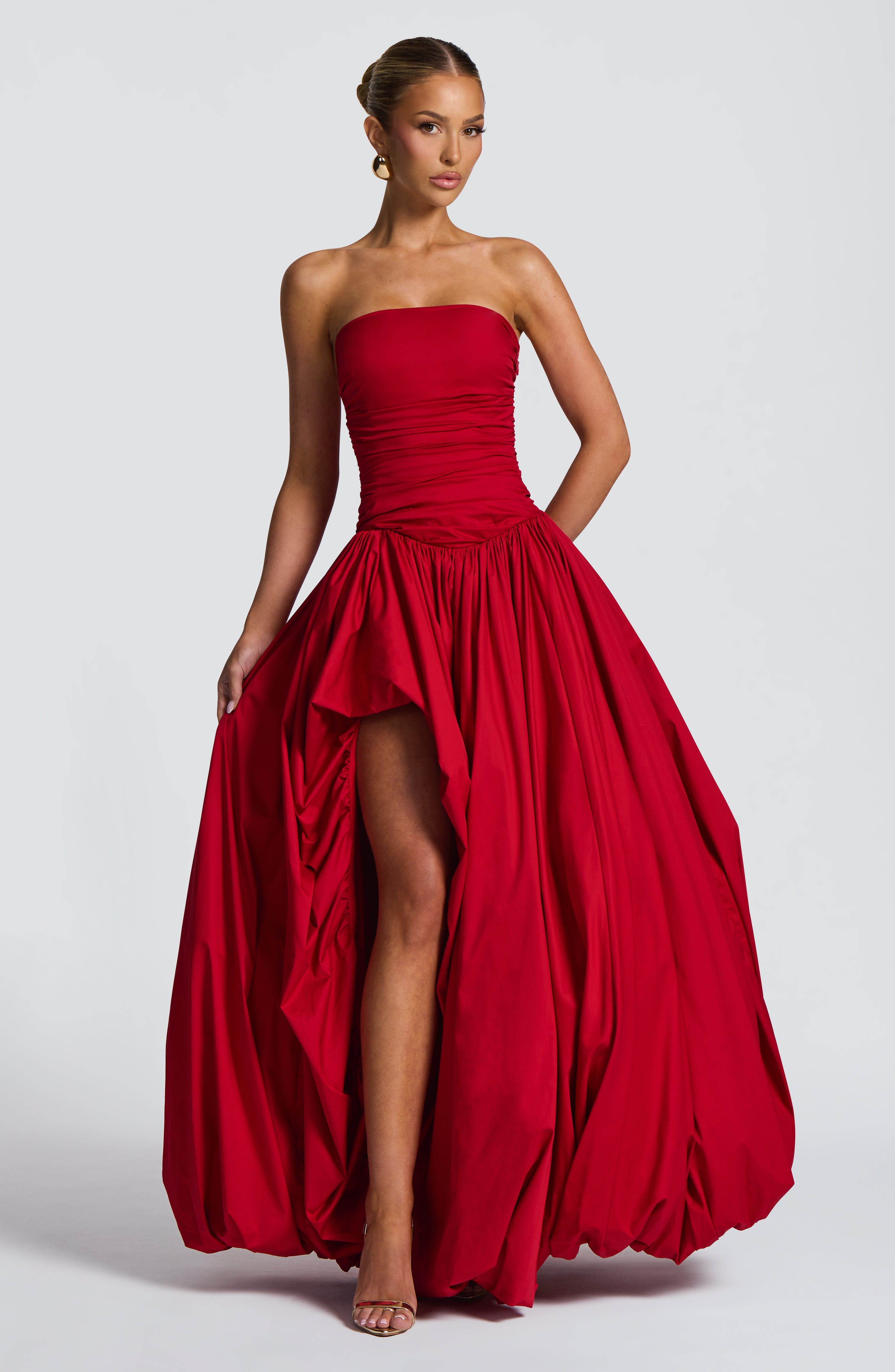 Angelica Maxi Dress - Red