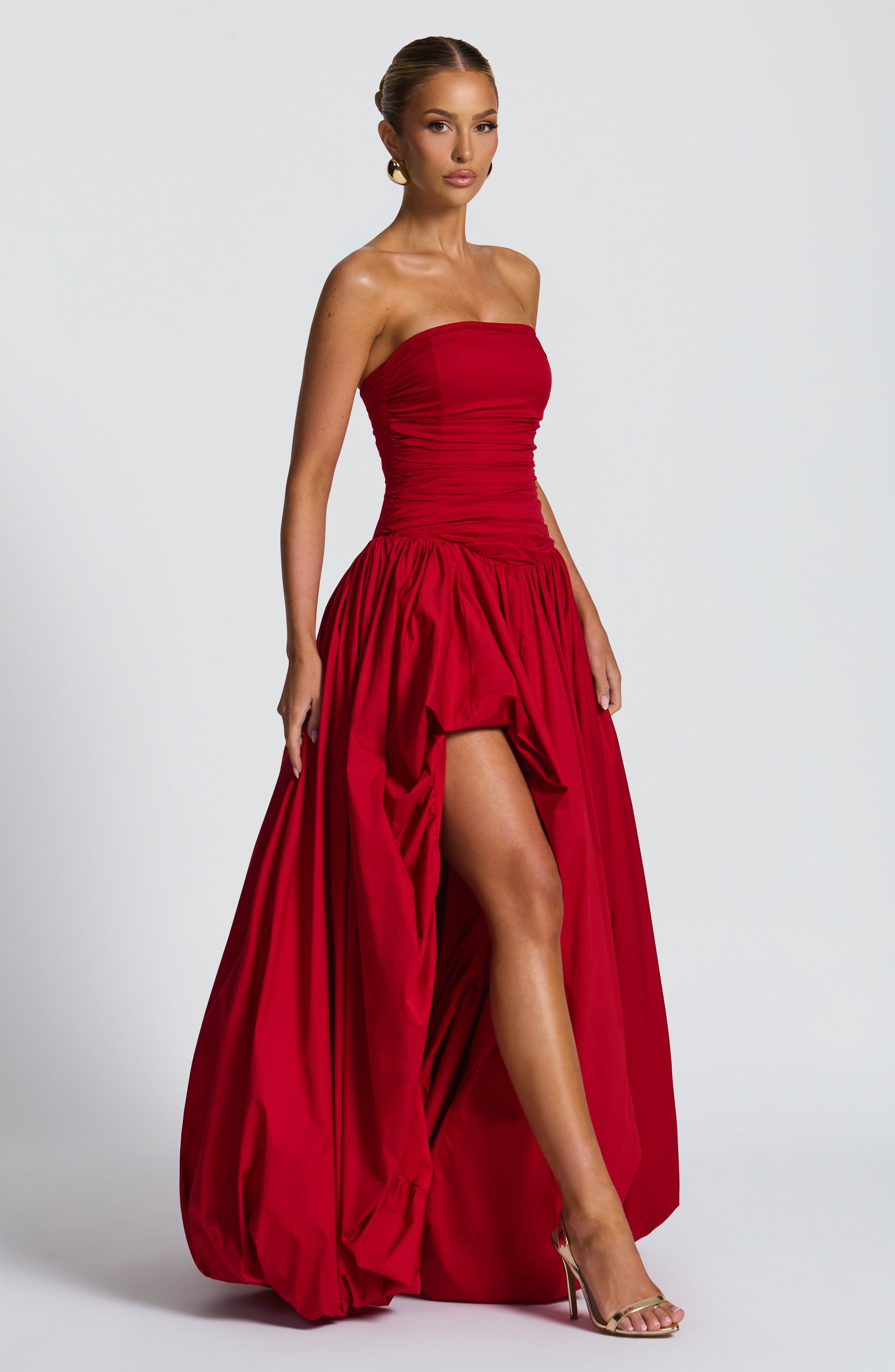 Angelica Maxi Dress - Red