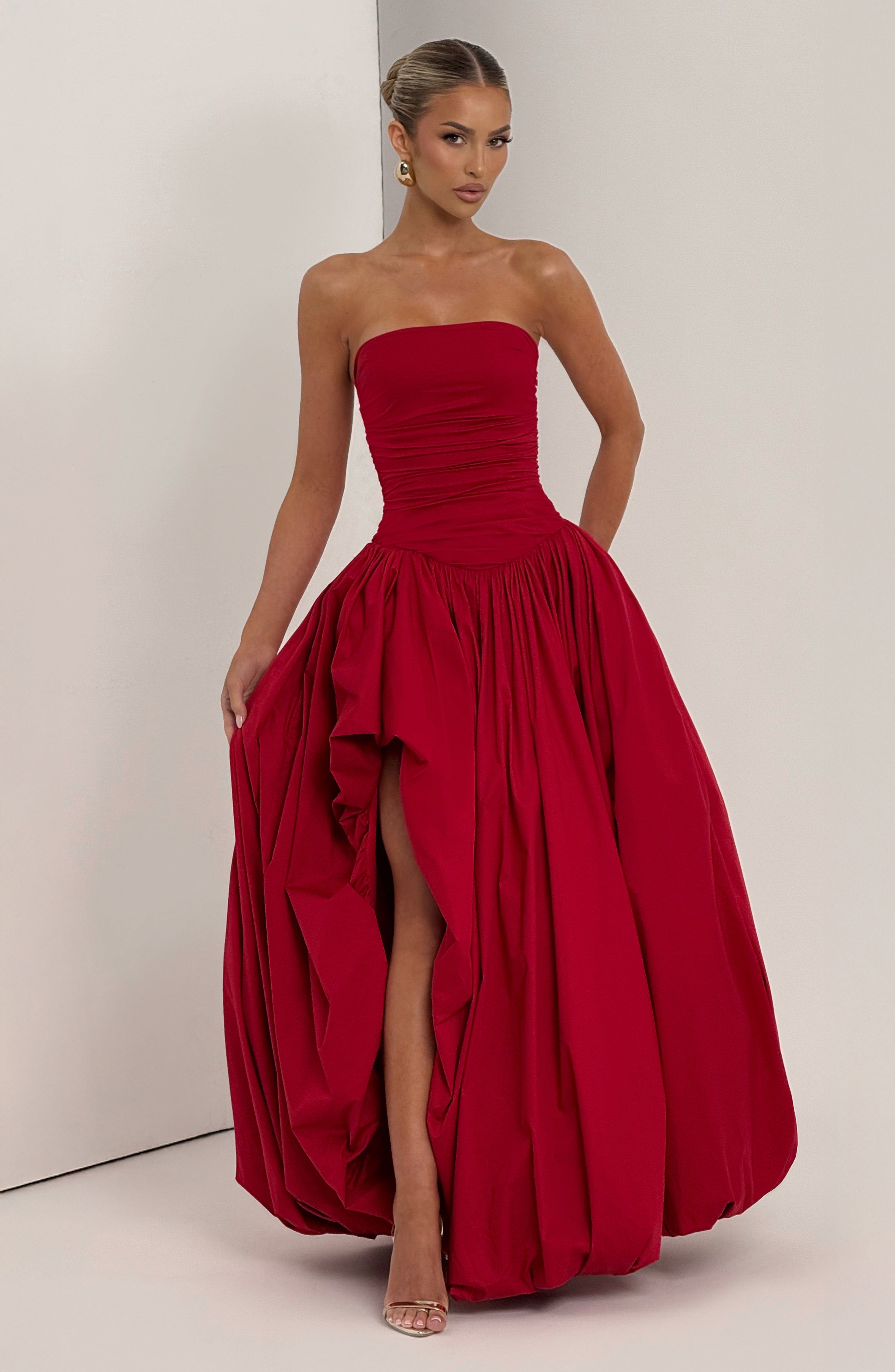 Angelica Maxi Dress - Red