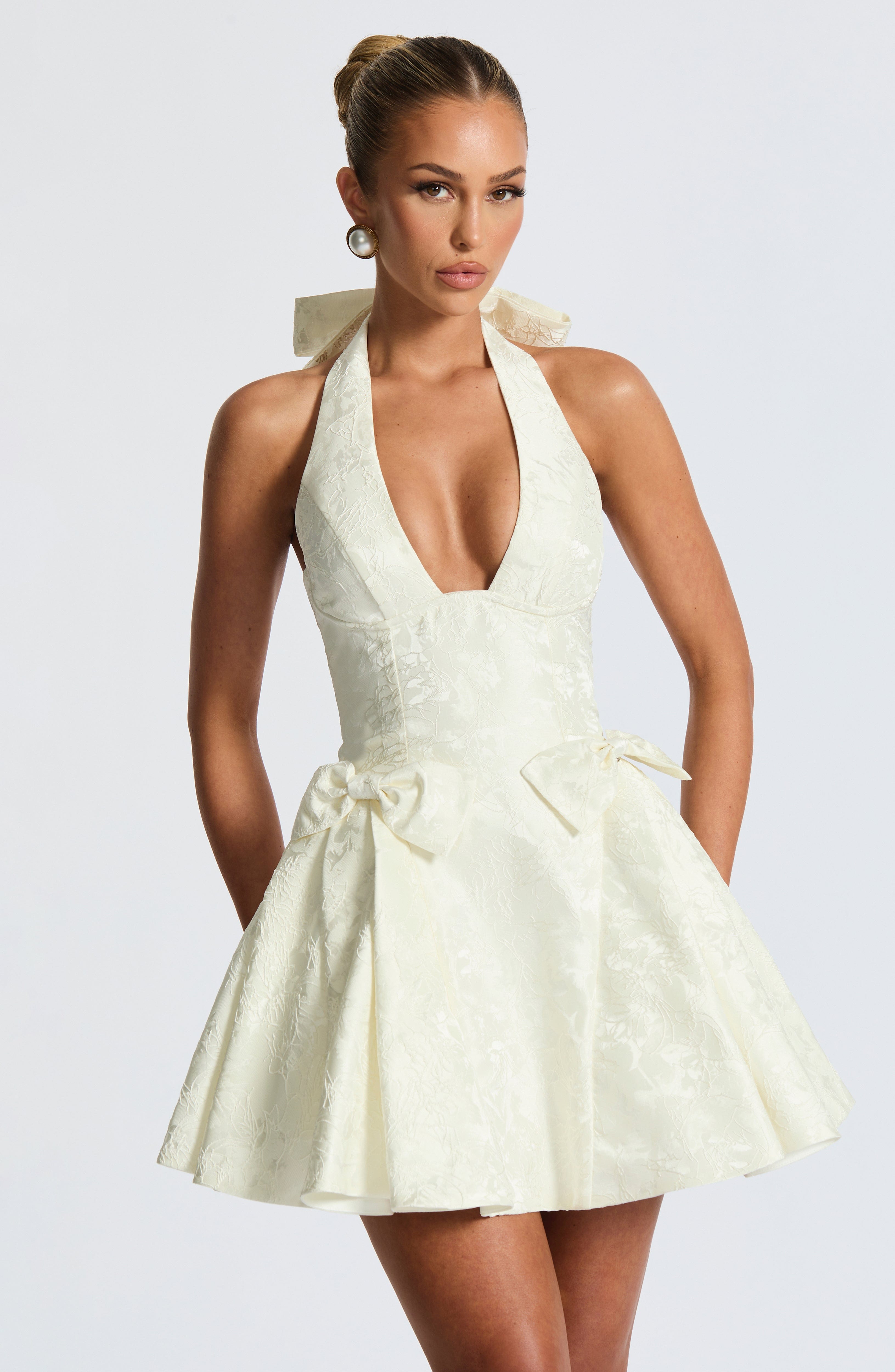 Olivia Mini Dress - Ivory