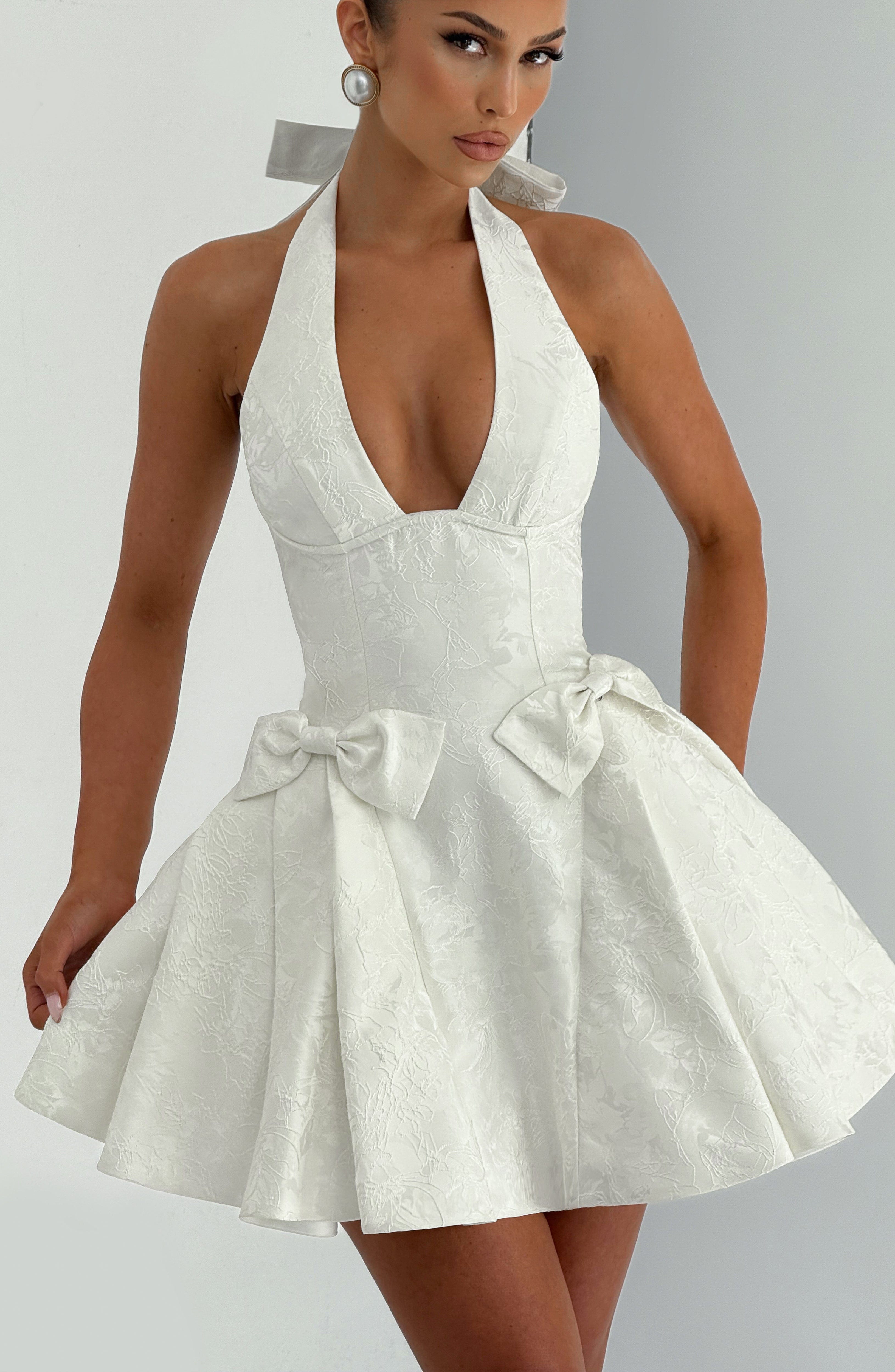 Olivia Mini Dress - Ivory
