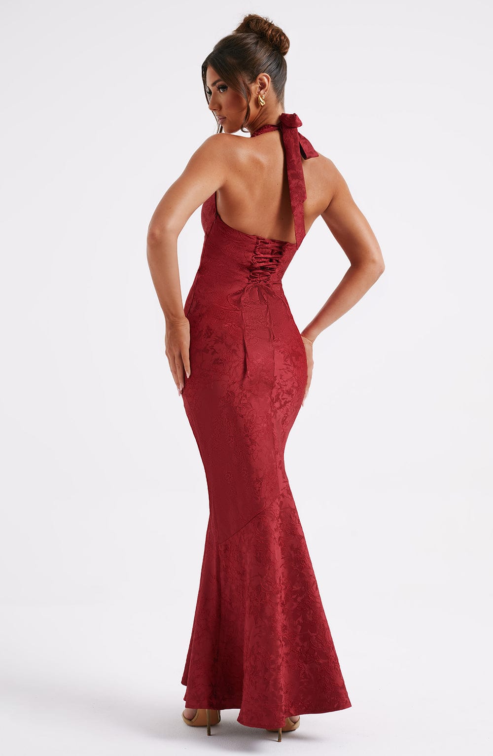 Harriet Maxi Dress - Red