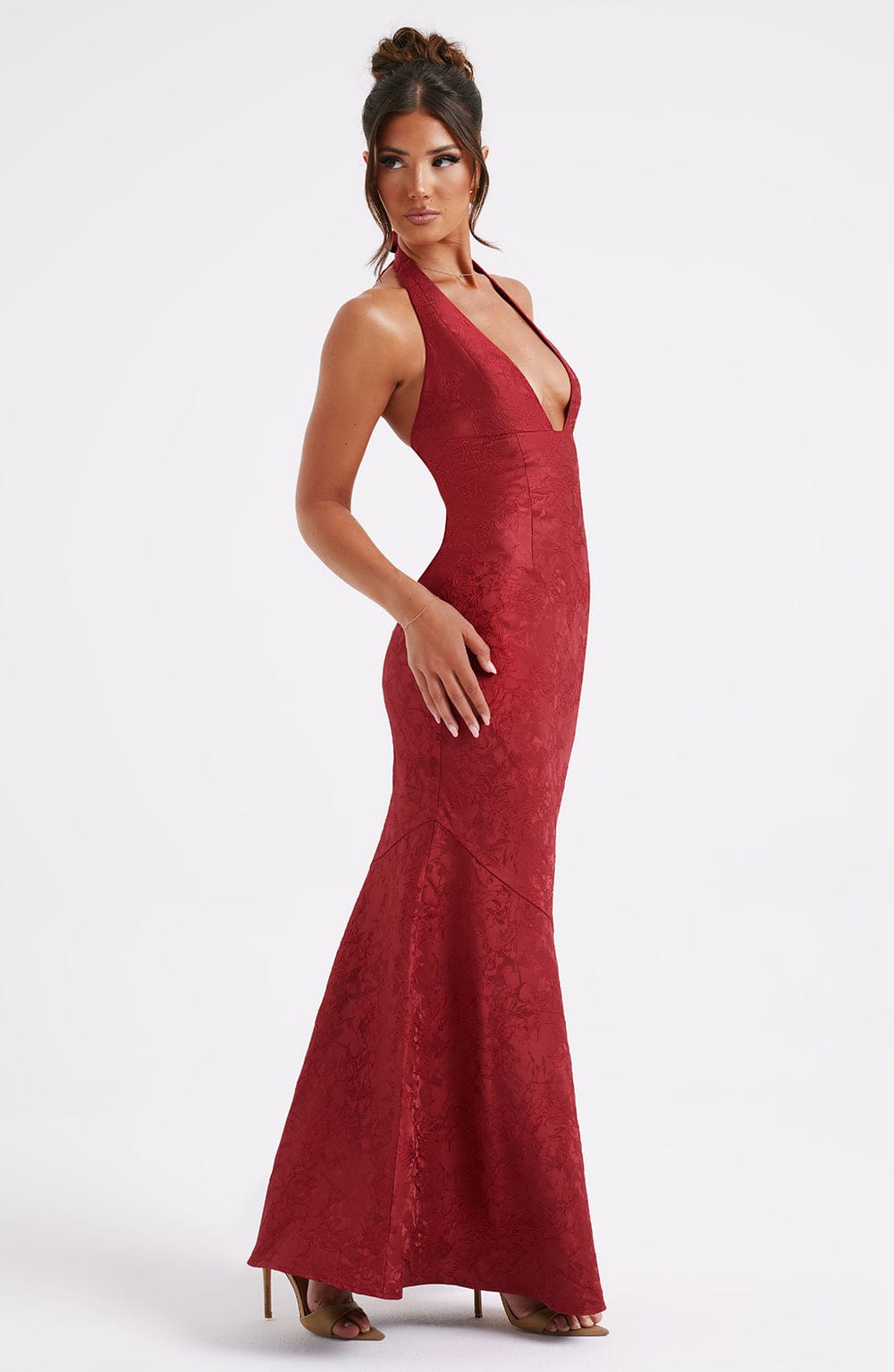 Harriet Maxi Dress - Red