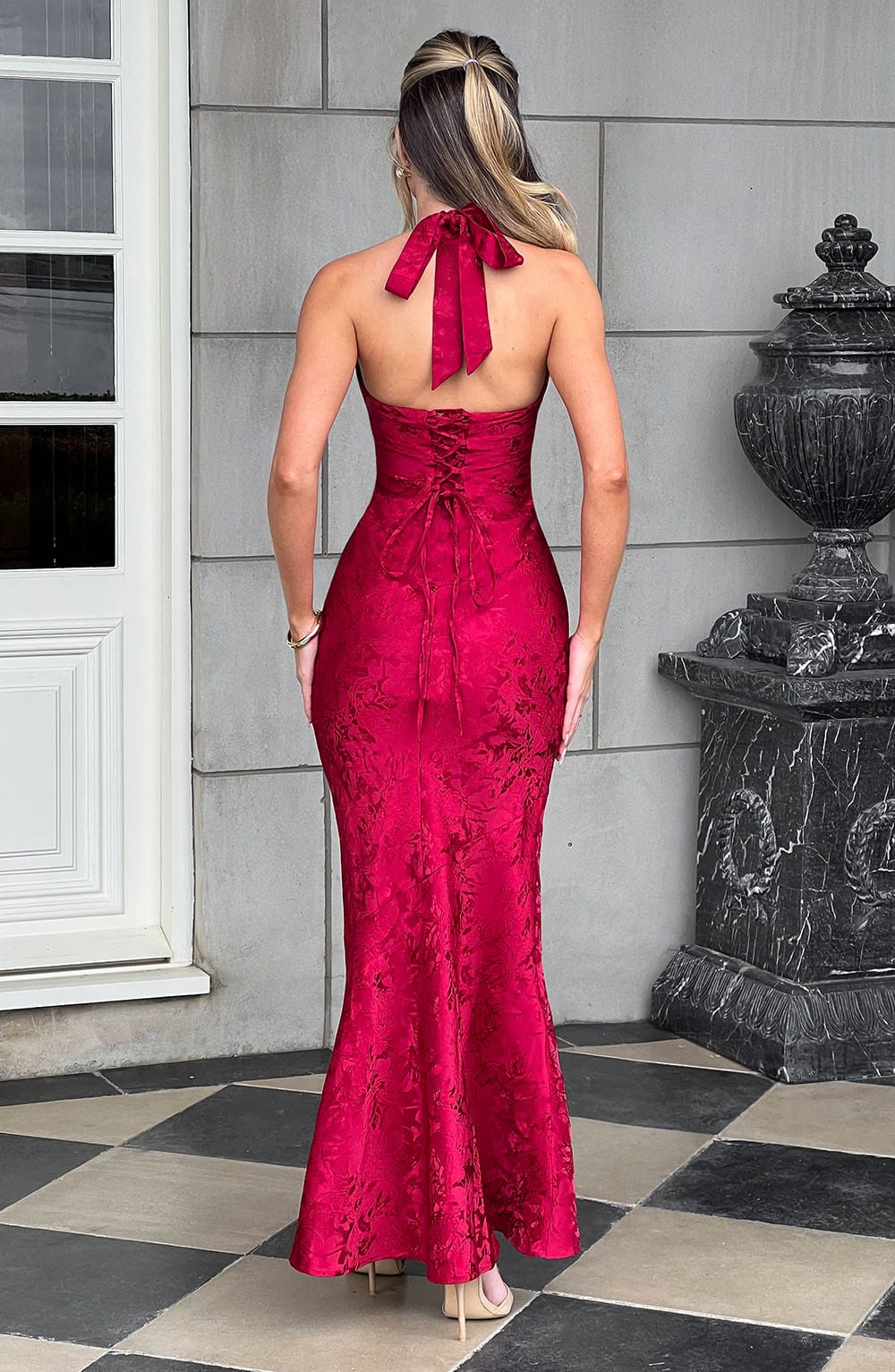 Harriet Maxi Dress - Red