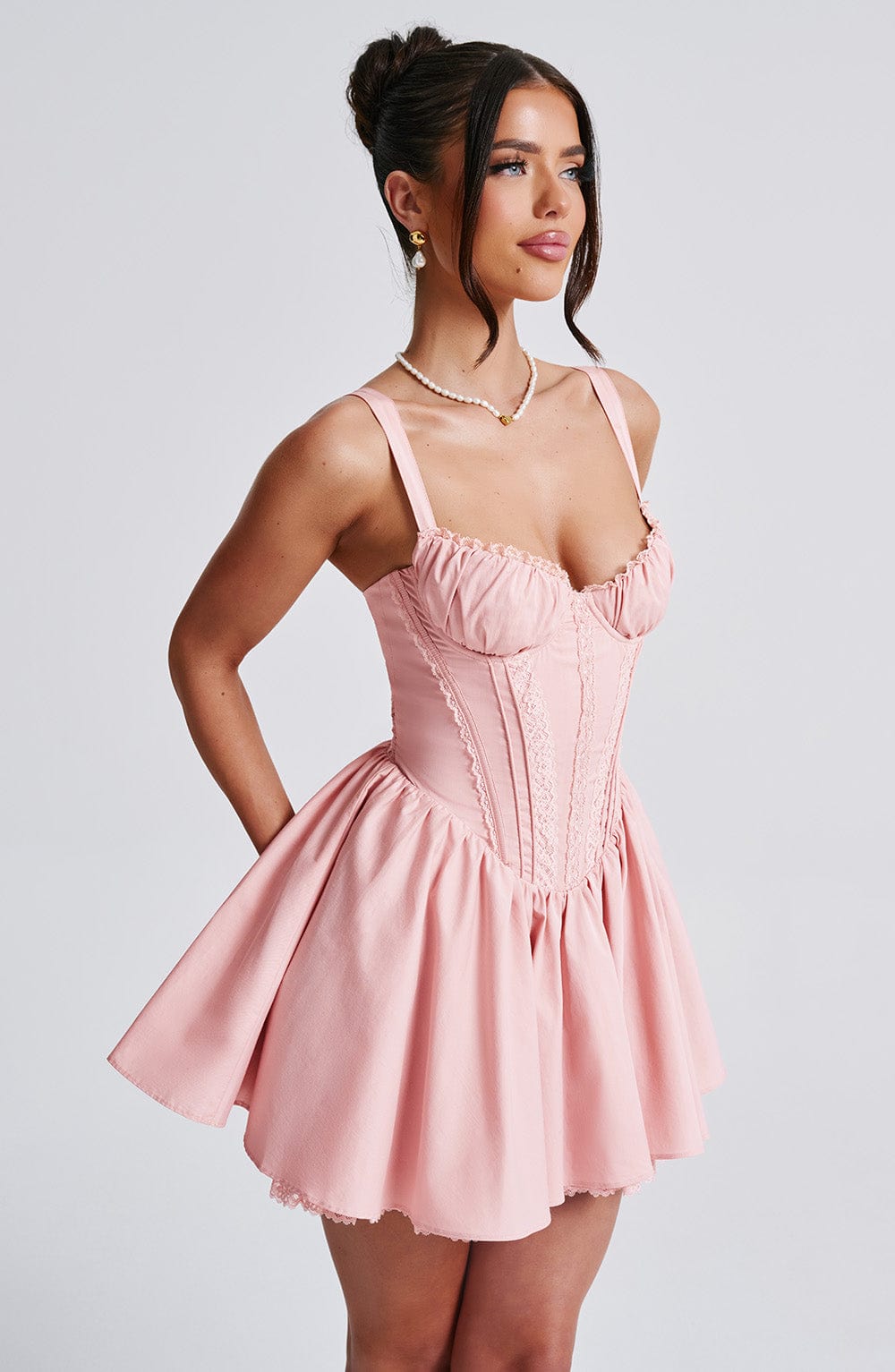 Emma Mini Dress - Blush
