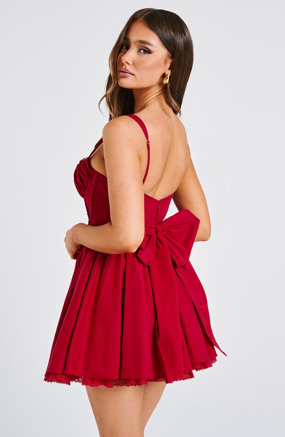Emma Mini Dress - Red