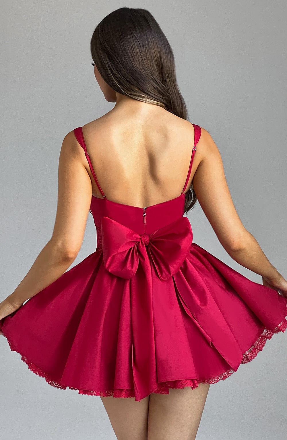 Emma Mini Dress - Red