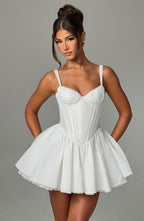 Emma Mini Dress - White