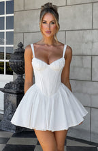 Emma Mini Dress - White
