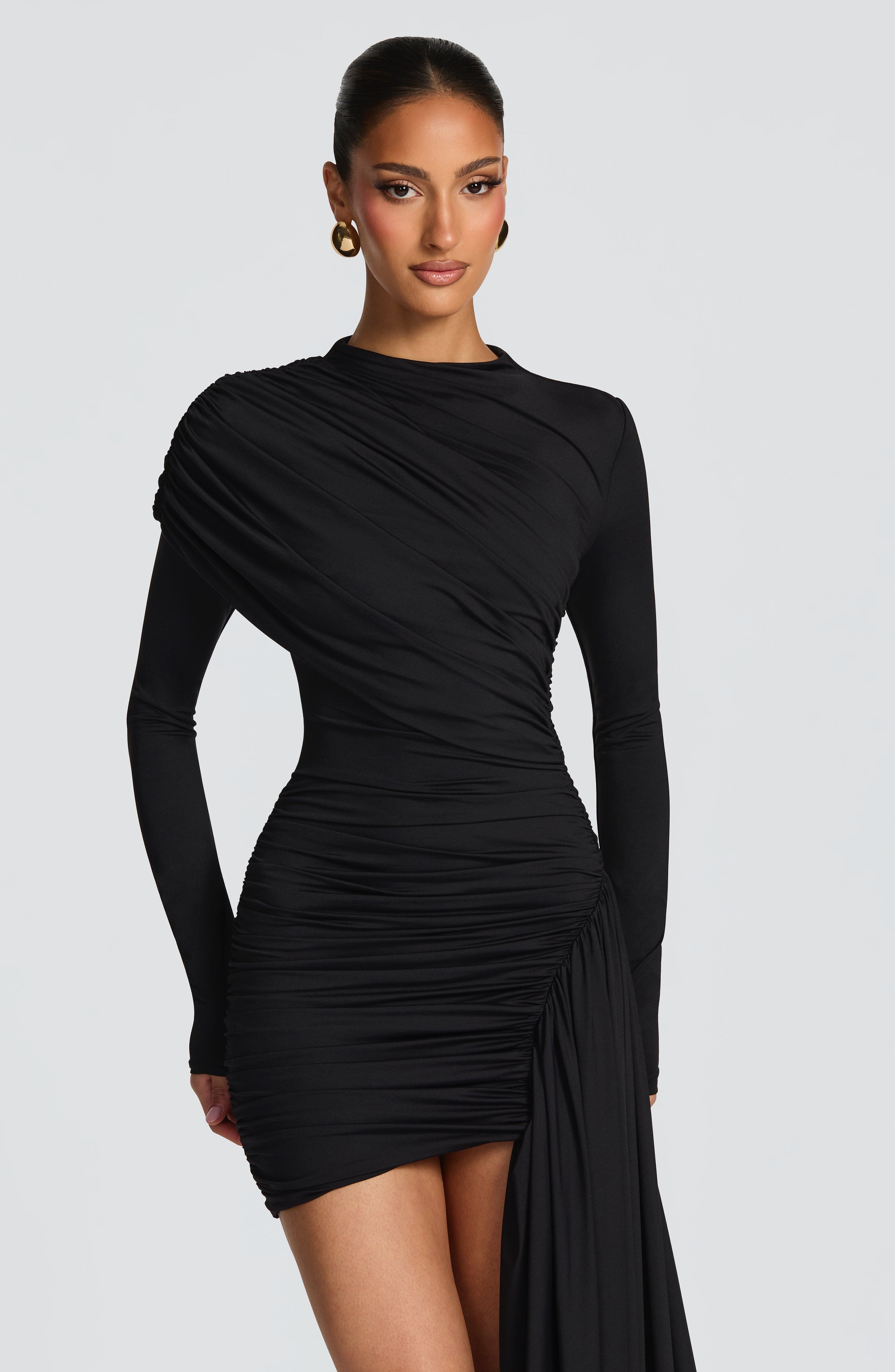 Isla Mini Dress - Black
