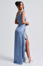 Margot Maxi Dress - Dusty Blue