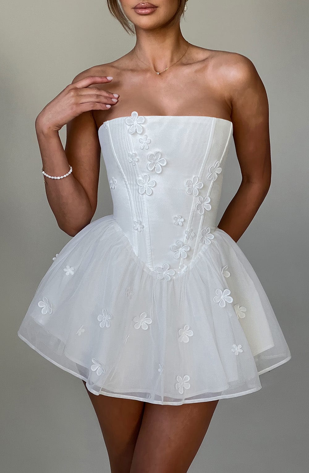 Charlotte Playsuit - Ivory