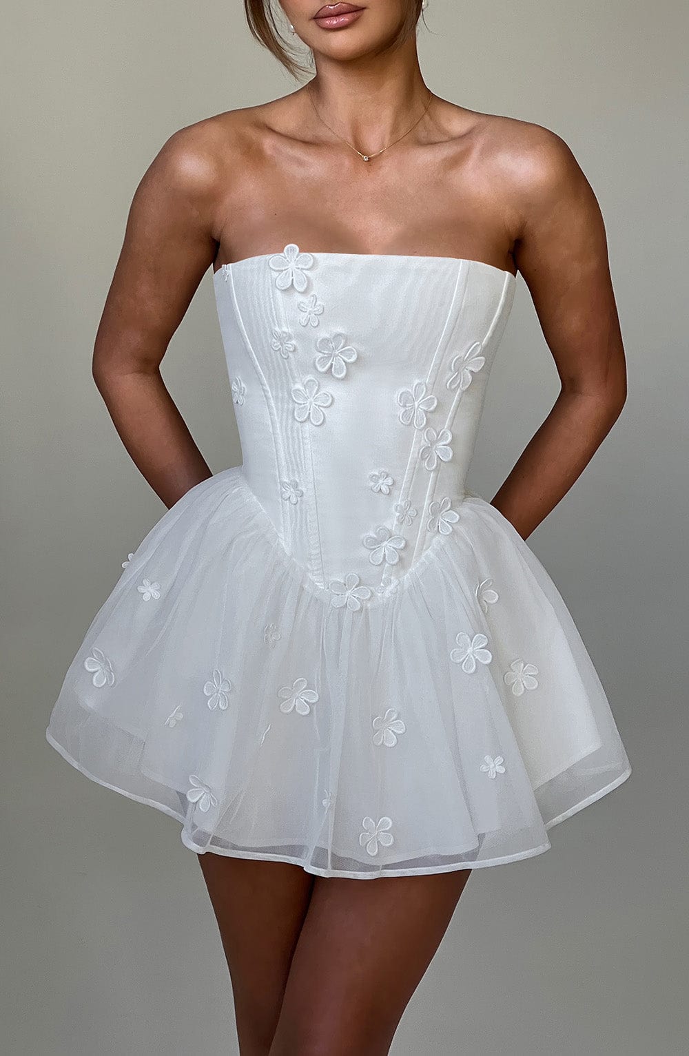 Charlotte Playsuit - Ivory
