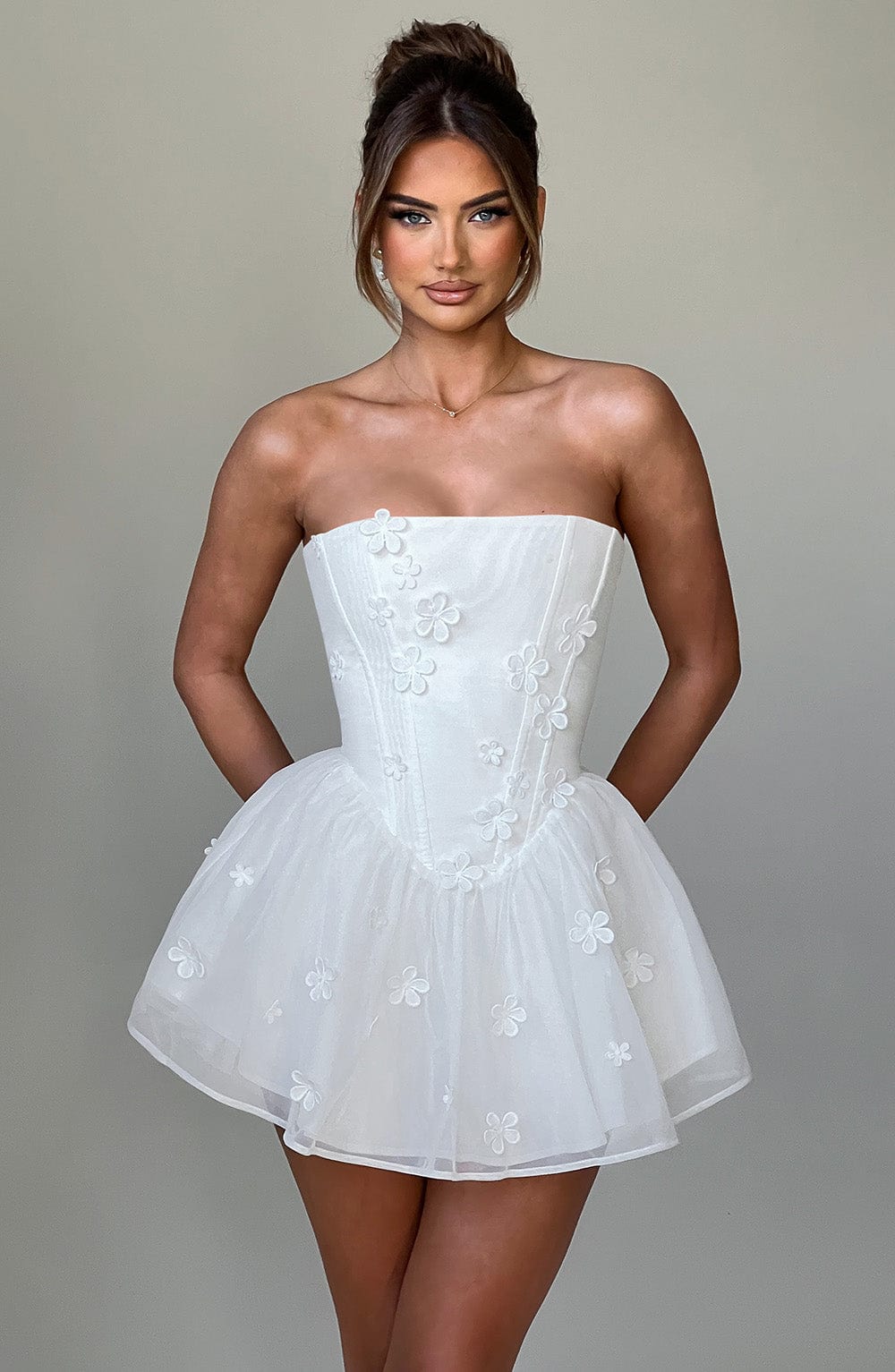 Charlotte Playsuit - Ivory