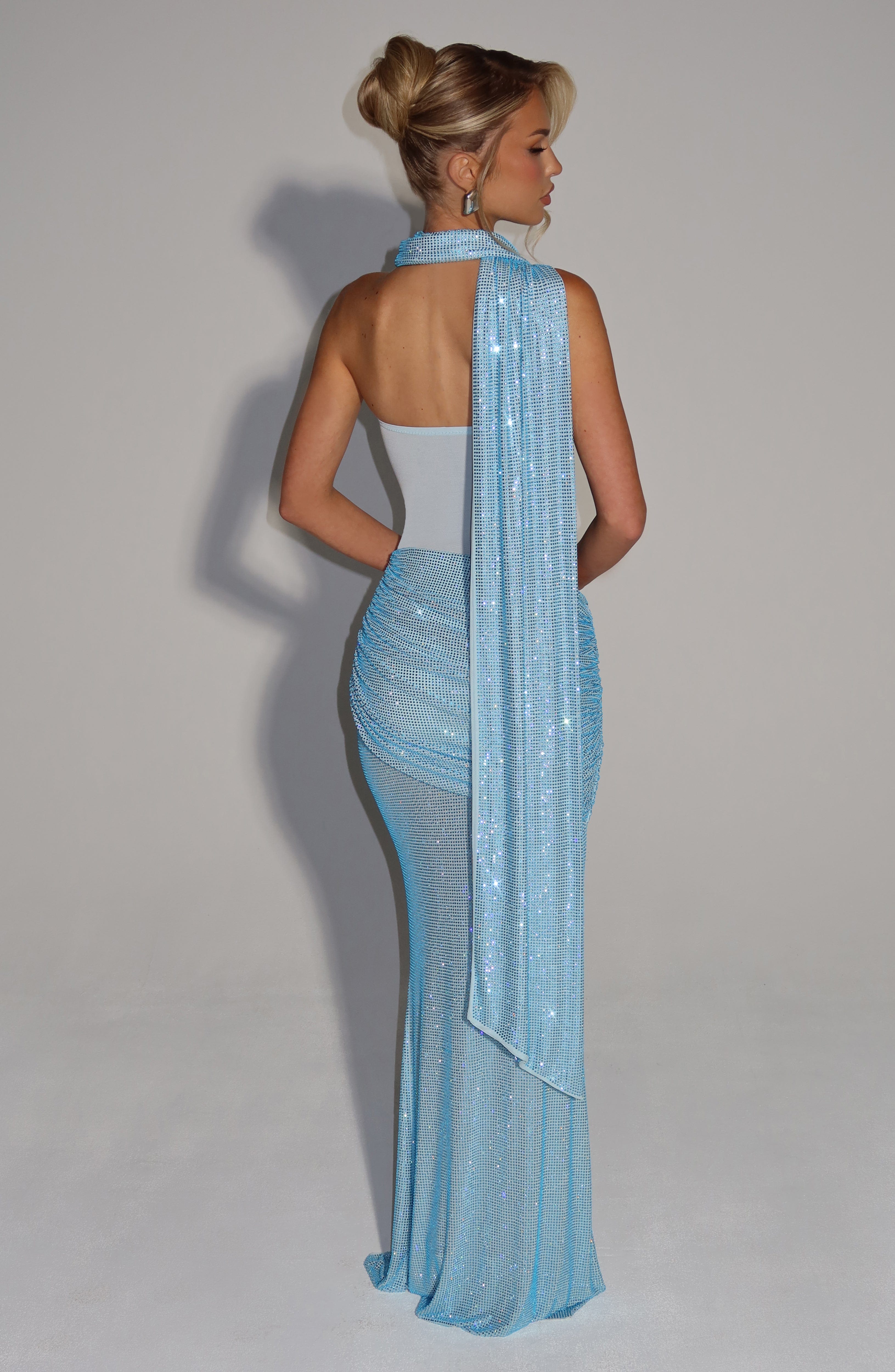Maira Maxi Dress - Aqua